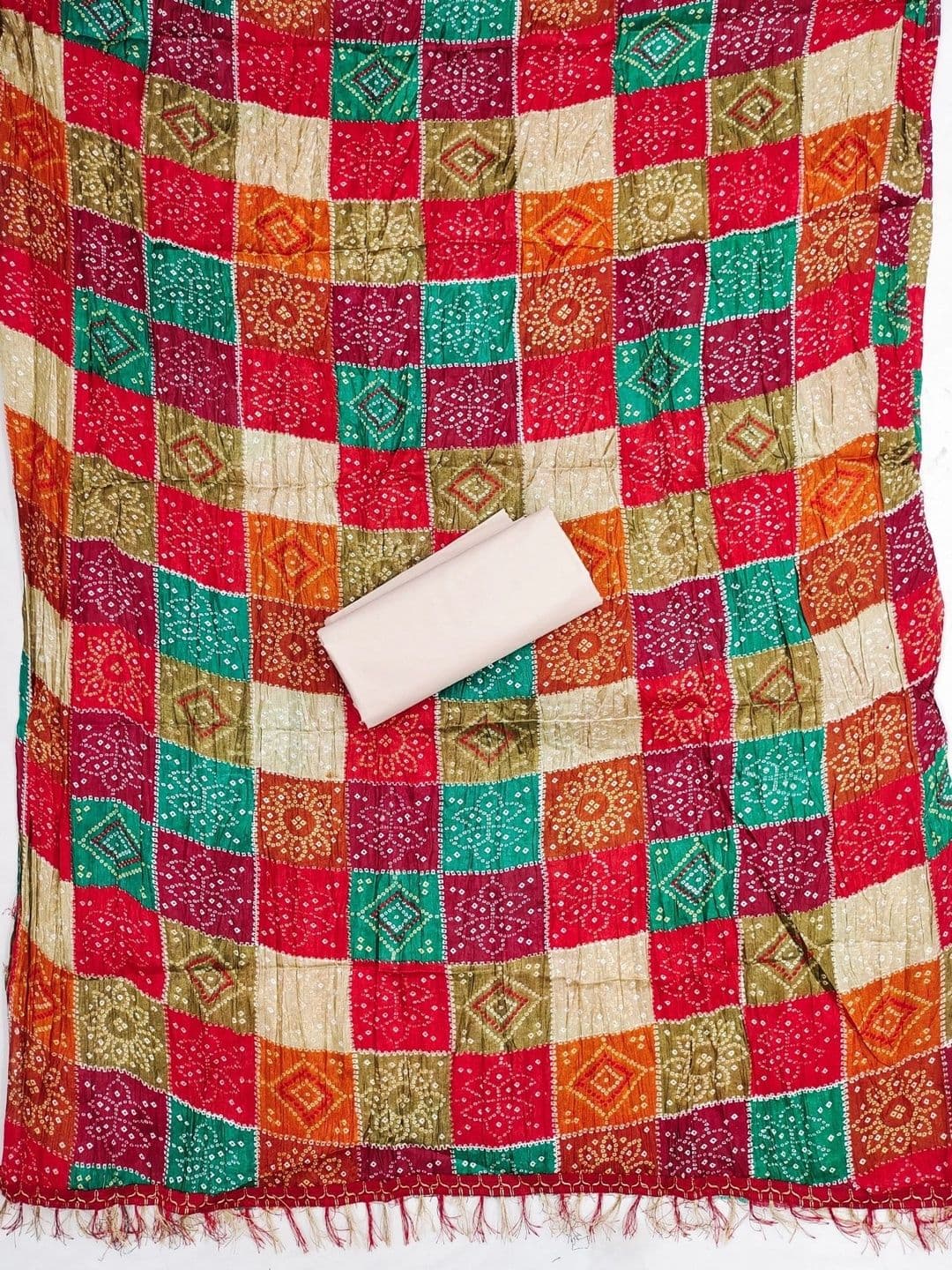 Dhaaga Ghar Embroidered Unstitched Dress Material thumbnail 4