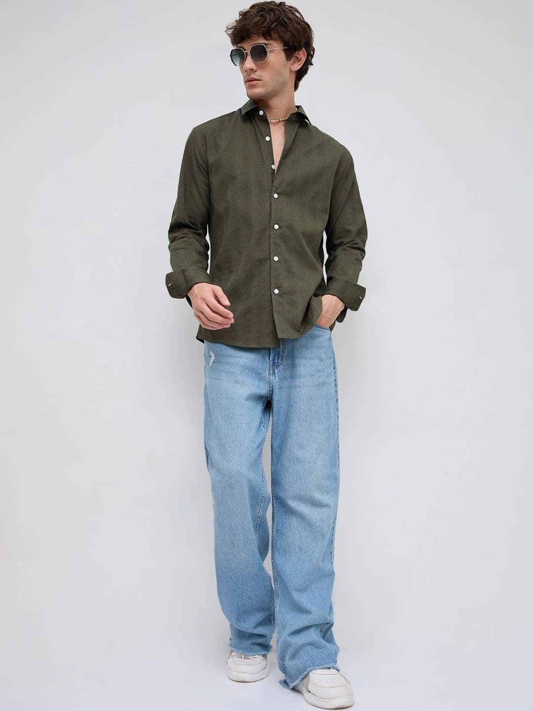 VASTRADO Men Classic Slim Fit Casual Shirt thumbnail 4