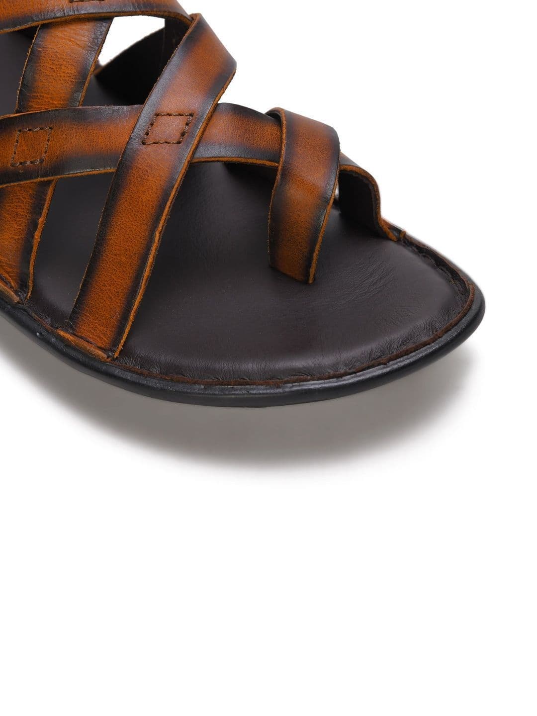 Mardi Gras Men Leather Gladiators Sandals thumbnail 6