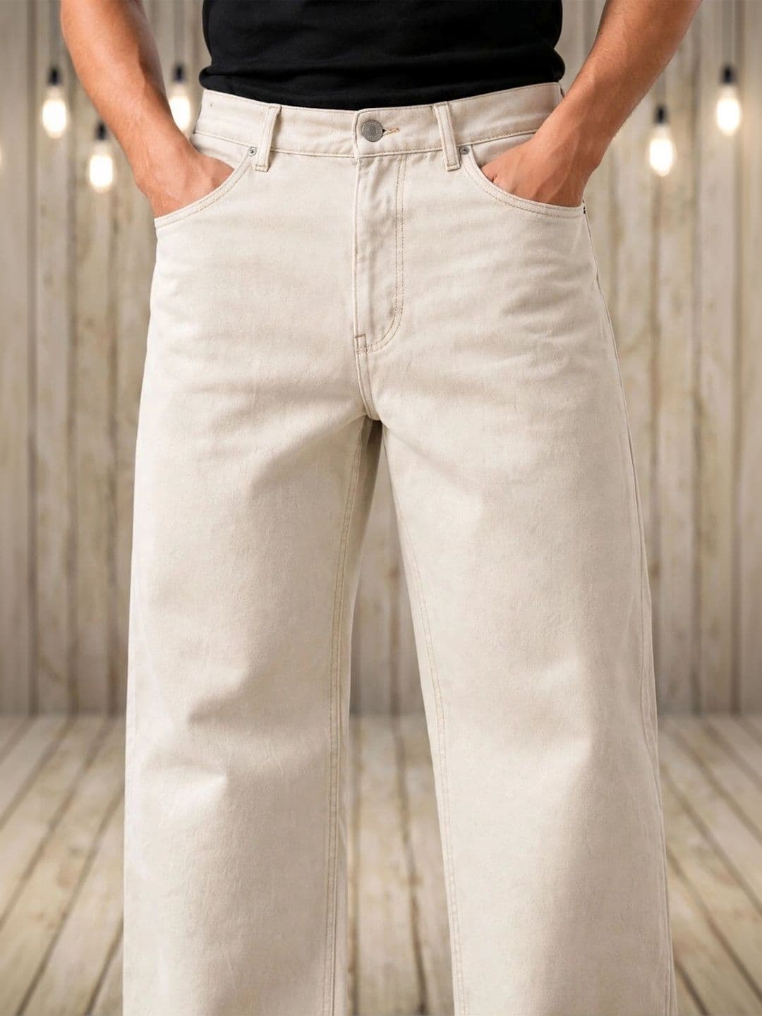 Kook N Keech Men Classic Regular Fit Mid-Rise Stretchable Jeans thumbnail 5