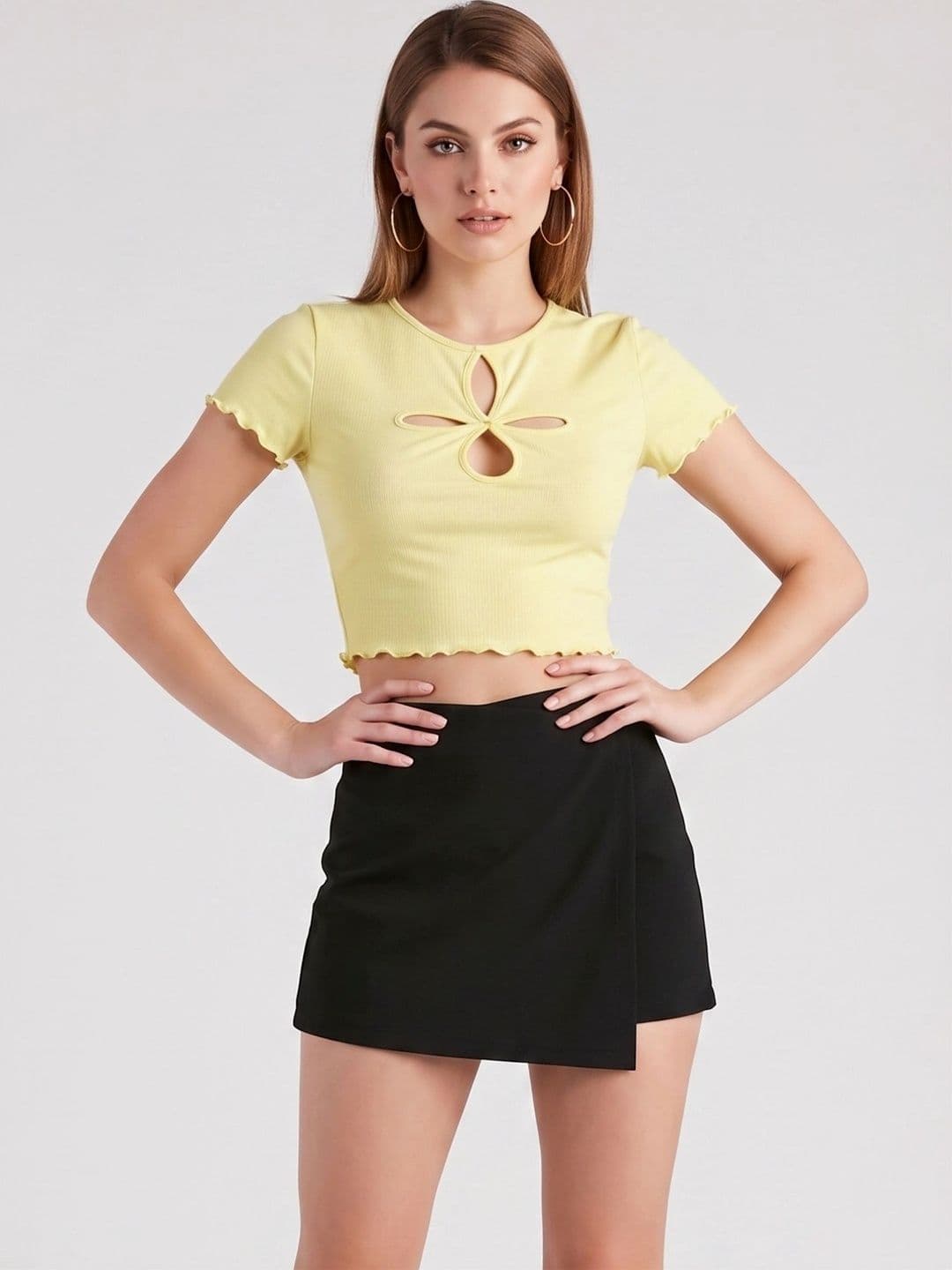 CORSICA Women Korean Mini Wrap Skirt thumbnail 6