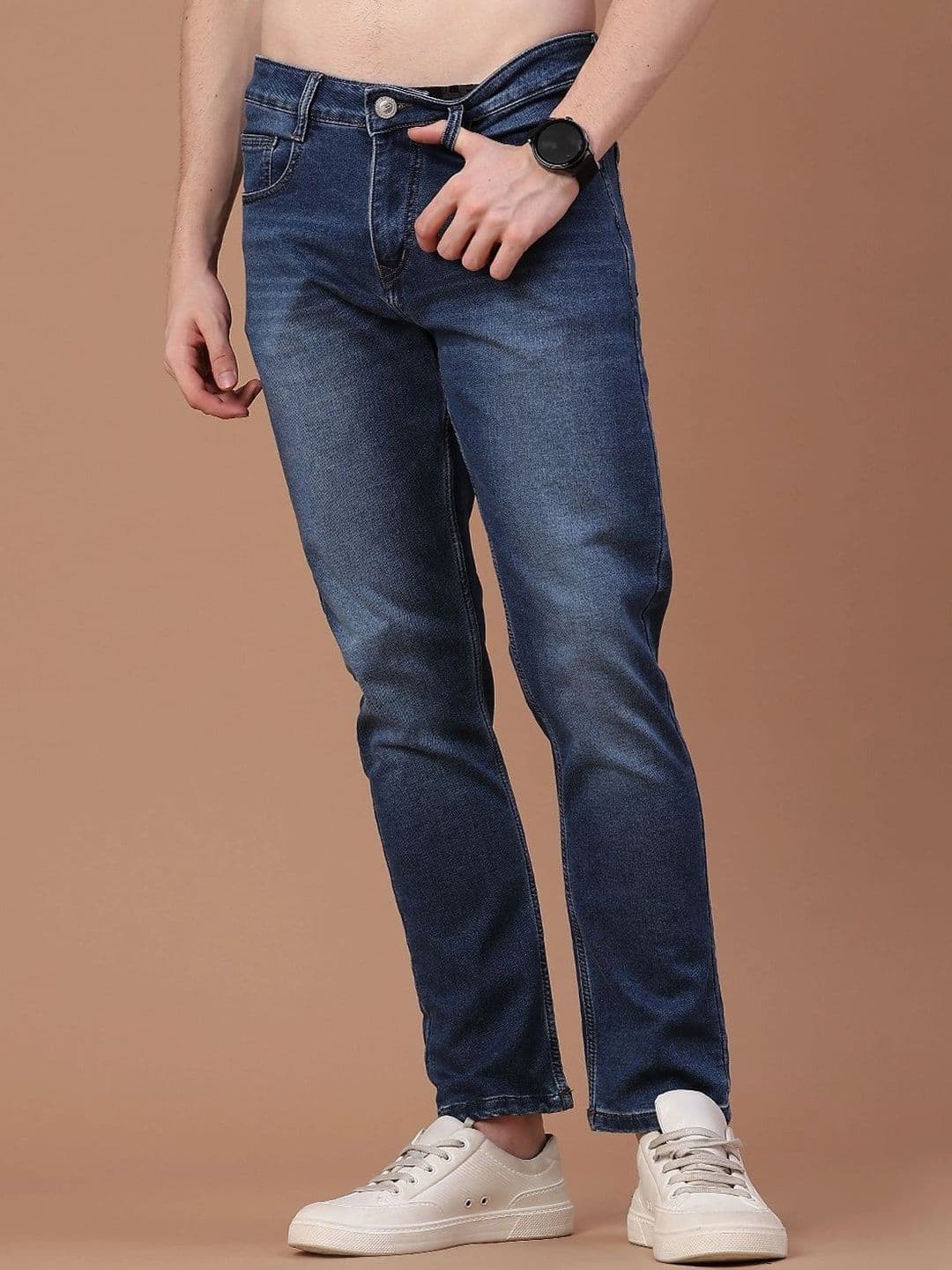 V-Mart Men Regular Fit Mid-Rise Jeans thumbnail 6