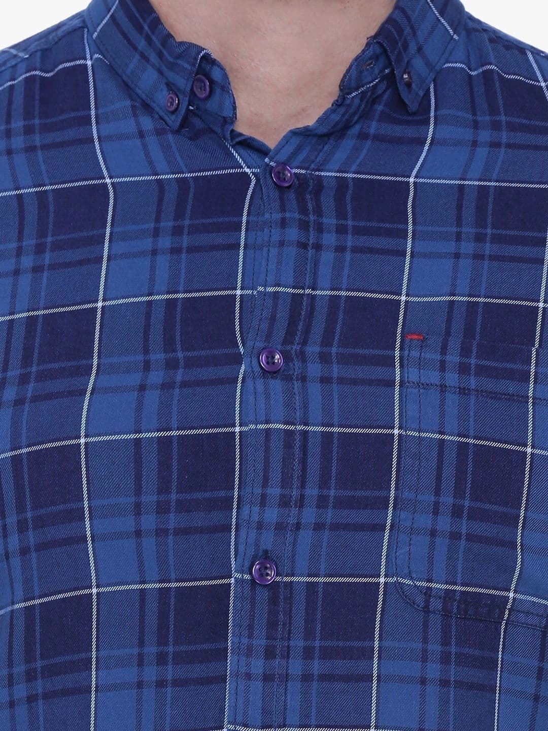 Kuons Men Classic Tartan Checks Checked Casual Shirt thumbnail 6