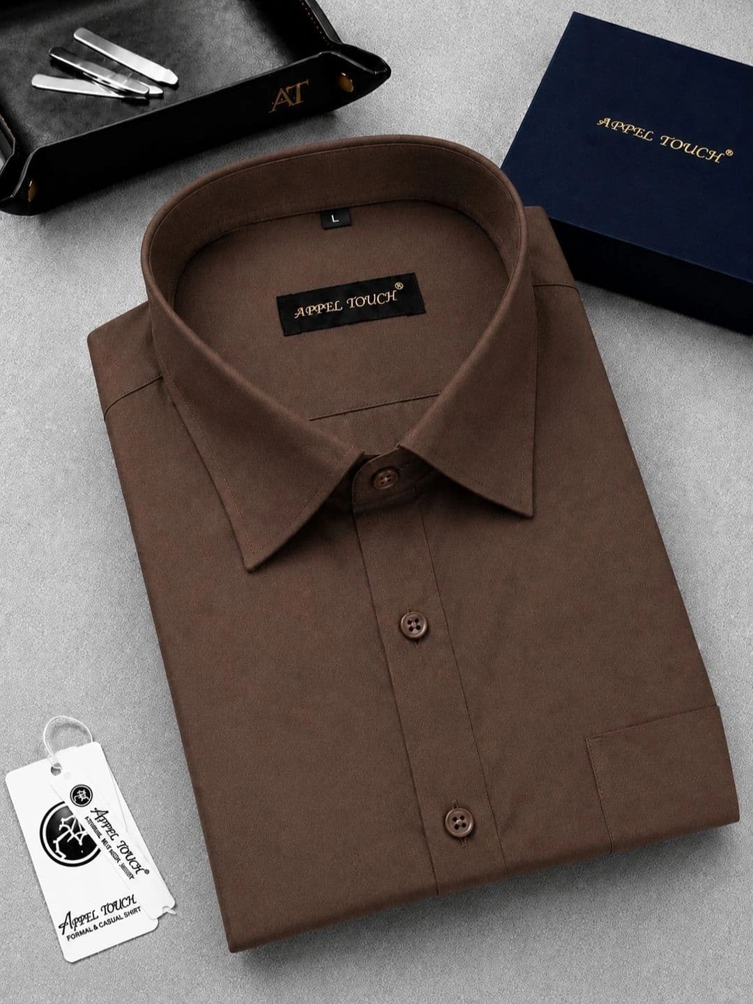 APPEL TOUCH Men Classic Casual Shirt thumbnail 3