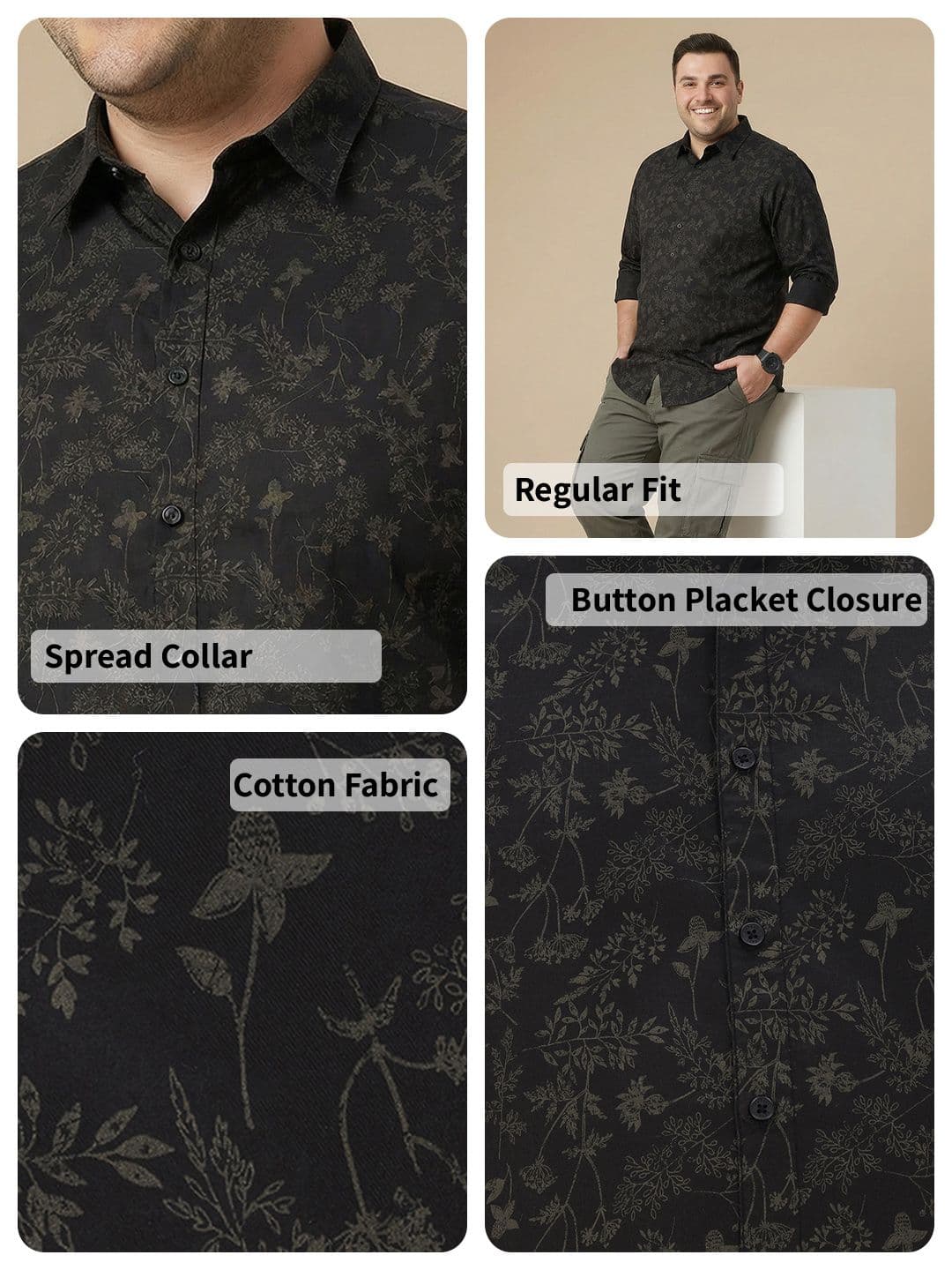 Sztori Floral Printed Casual Shirt thumbnail 7