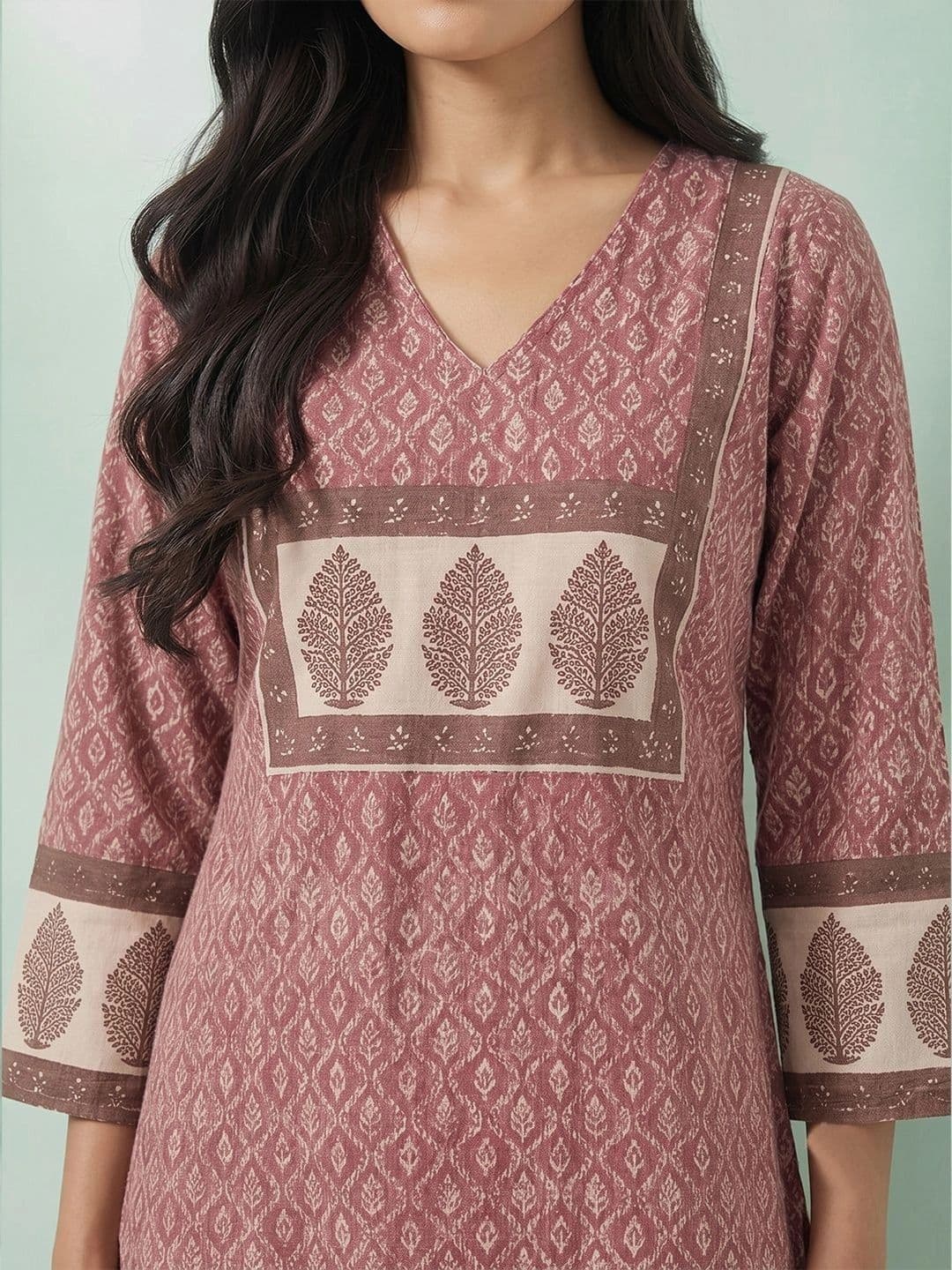 AADVIKA Women Ethnic Motifs Printed Kurta thumbnail 5