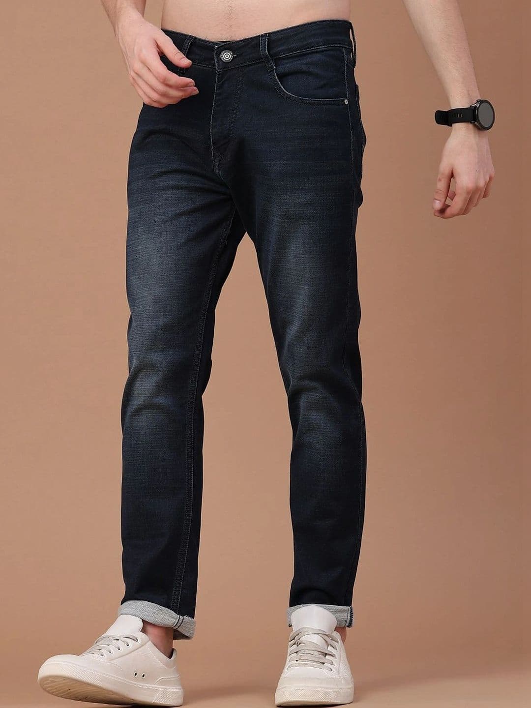 V-Mart Men Regular Fit Mid-Rise Jeans thumbnail 5