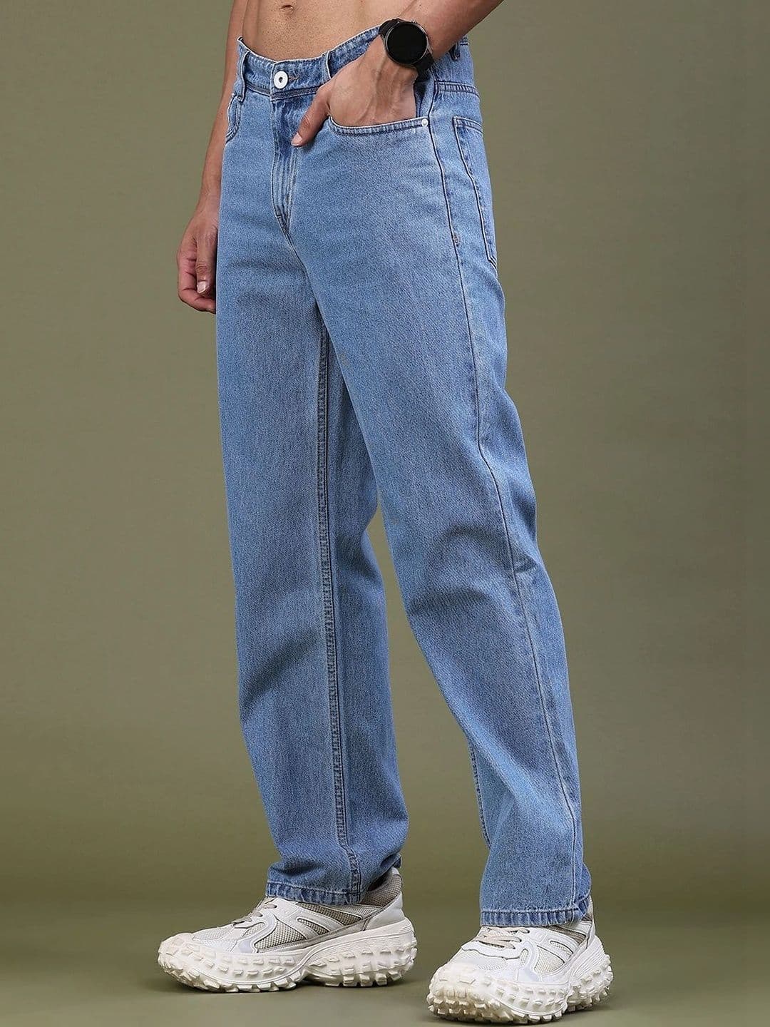 V-Mart Men Regular Fit Mid-Rise Jeans thumbnail 3