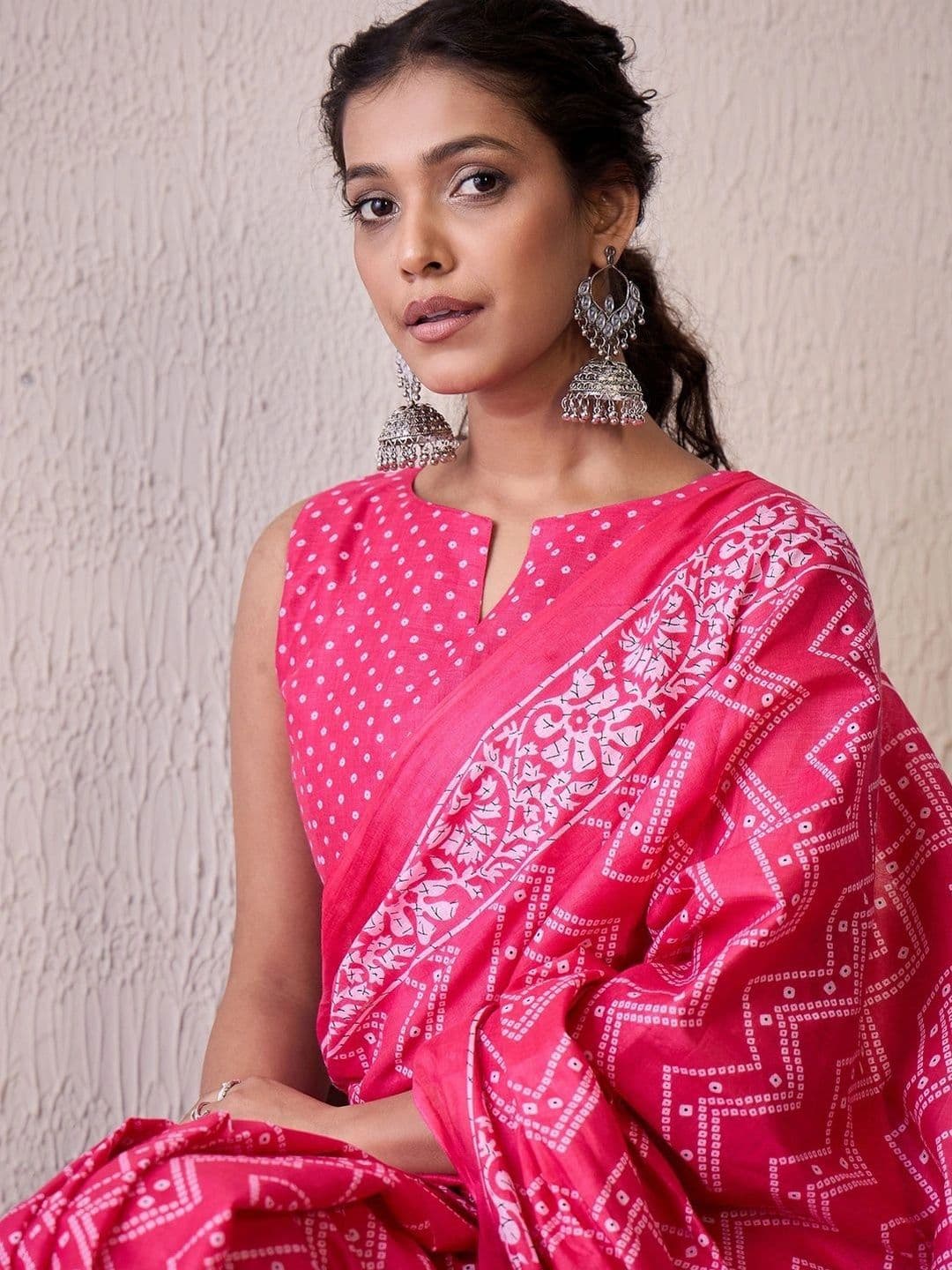 Sangria Bandhani Designer Bandhani Saree - view 1