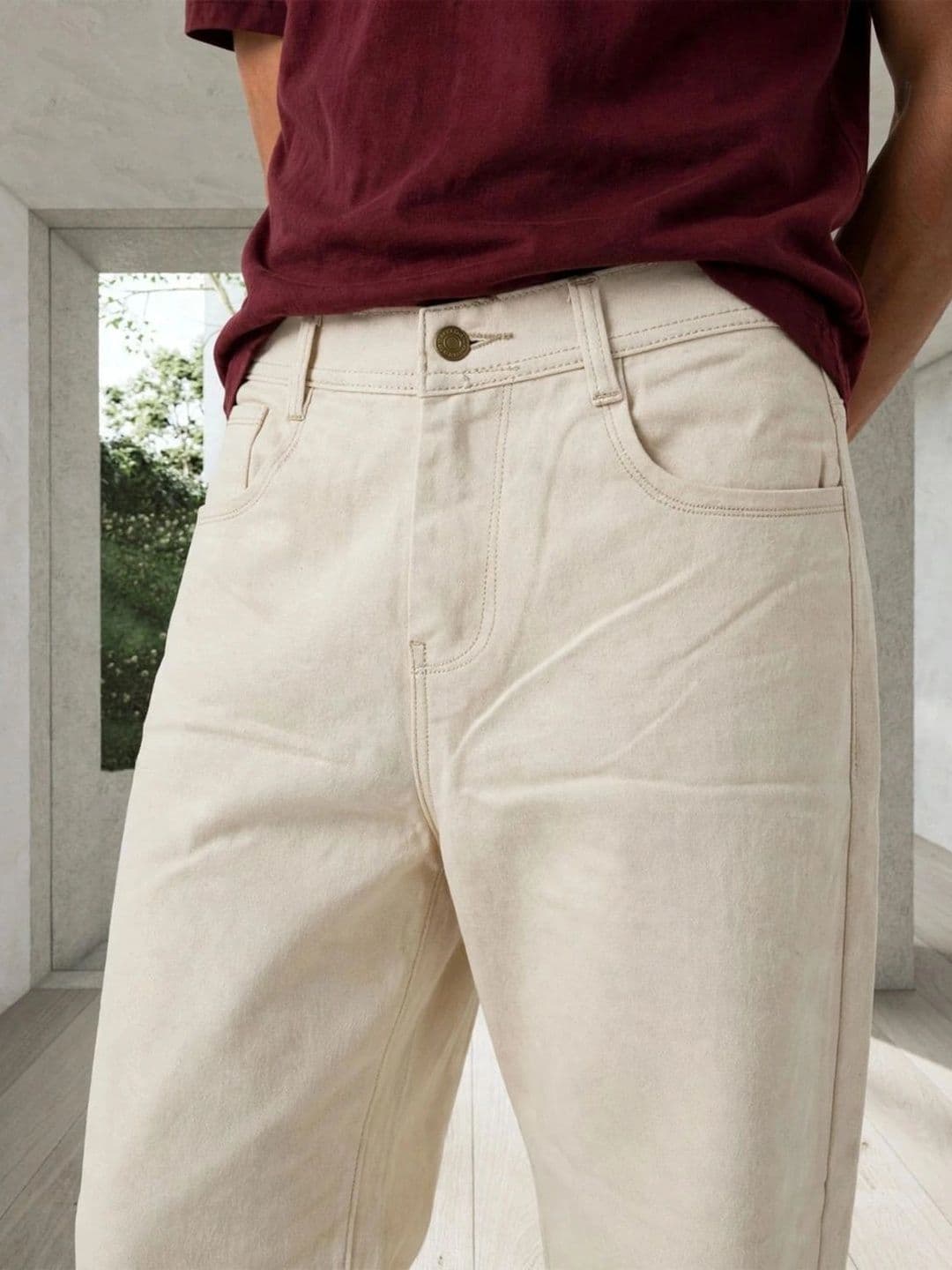 Kook N Keech Men Classic Regular Fit Mid-Rise Stretchable Jeans thumbnail 2