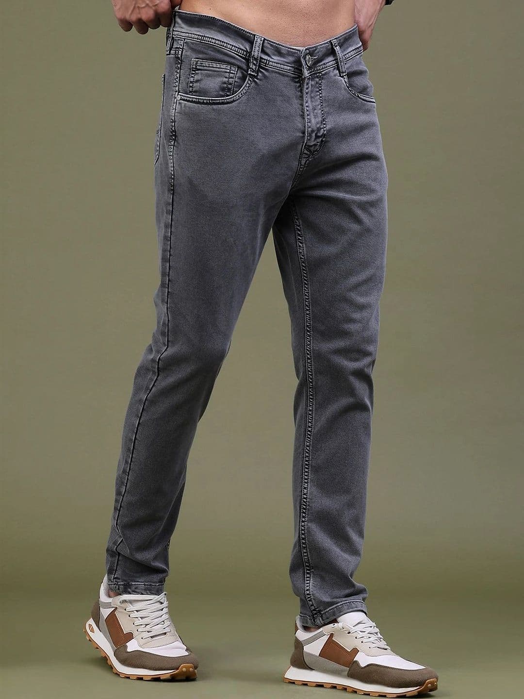 V-Mart Men Regular Fit Mid-Rise Jeans thumbnail 6