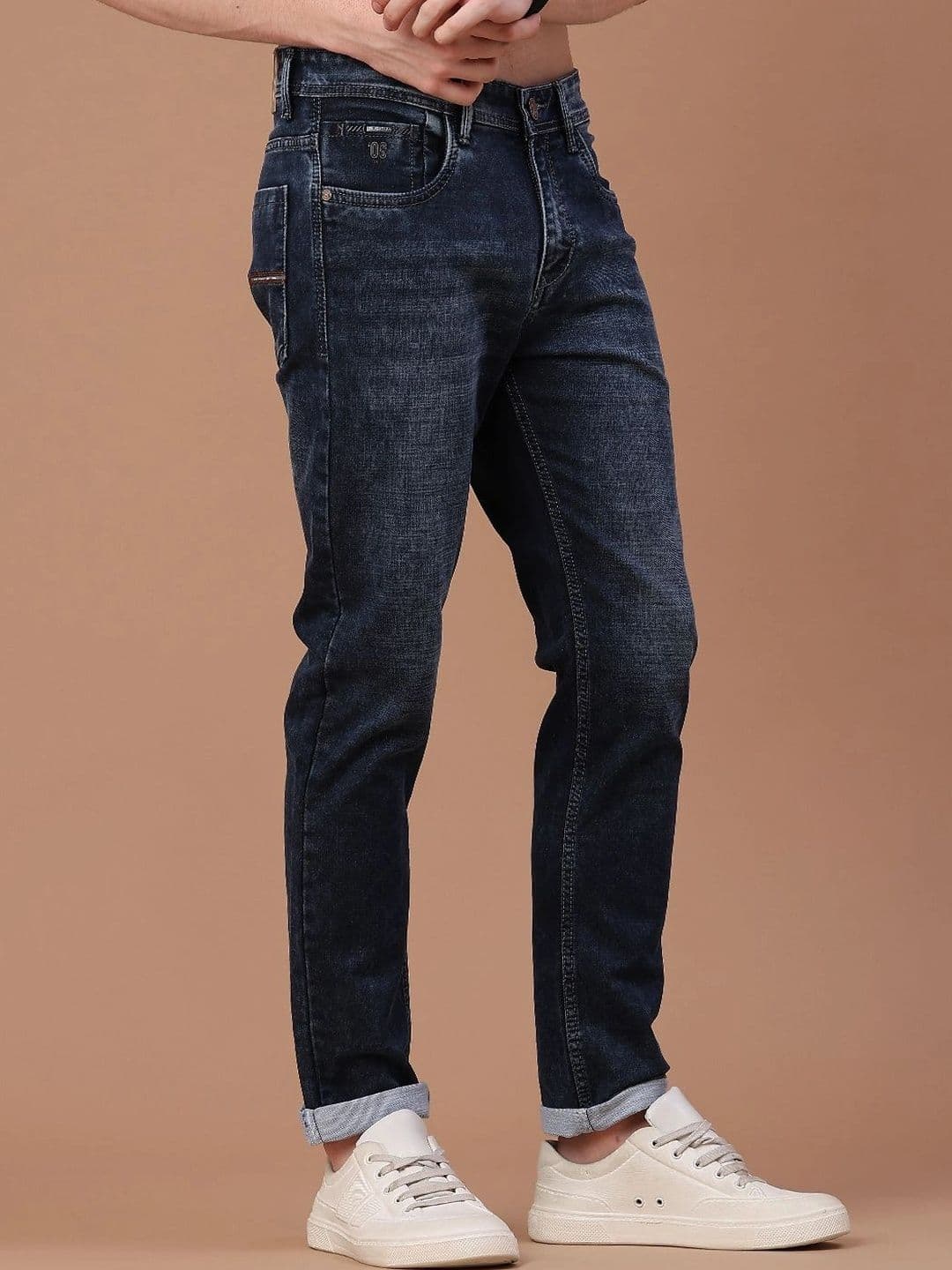 V-Mart Men Regular Fit Mid-Rise Jeans thumbnail 4