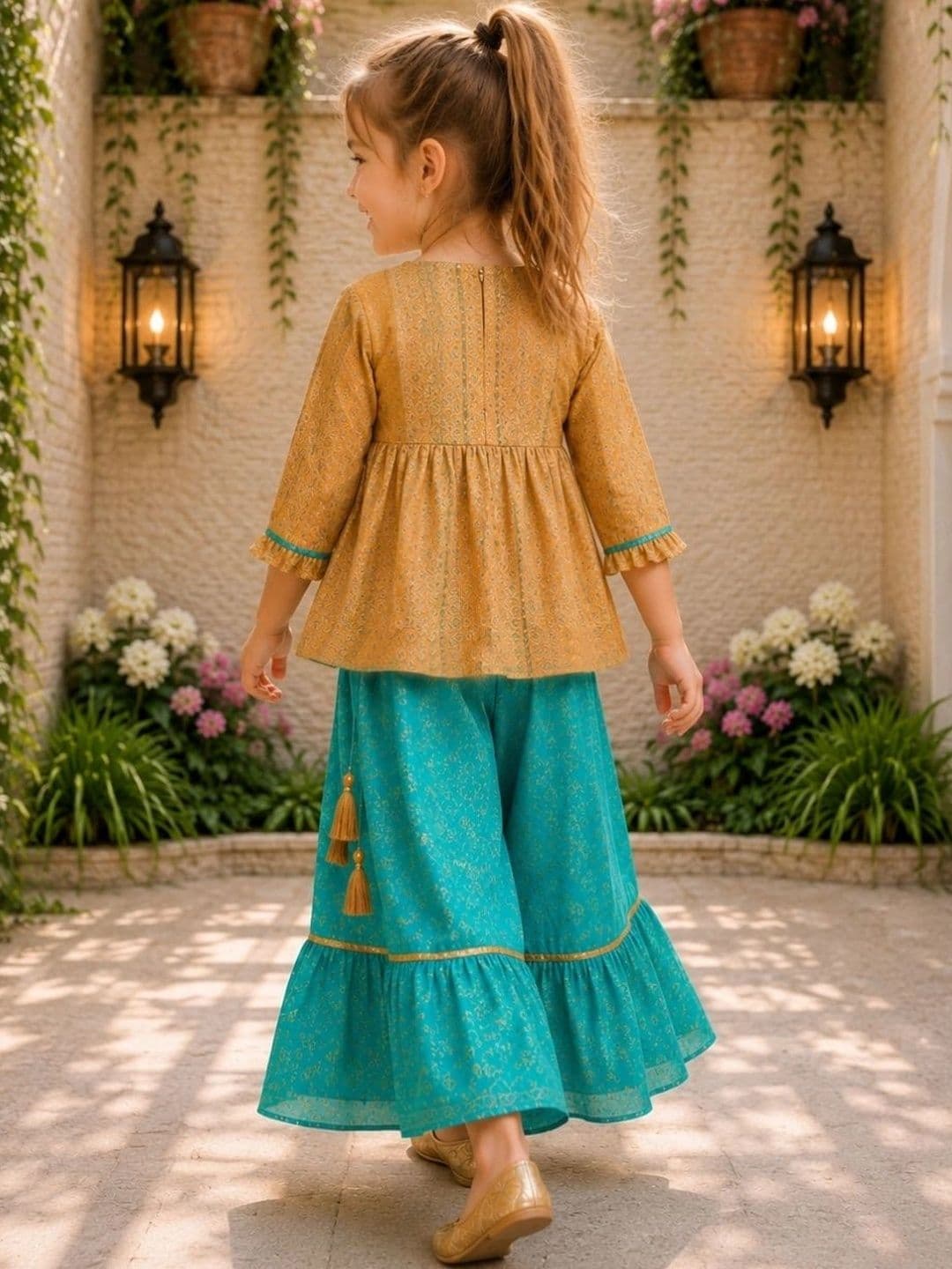 Sangria Girls Printed Ready to Wear Lehenga Choli thumbnail 5