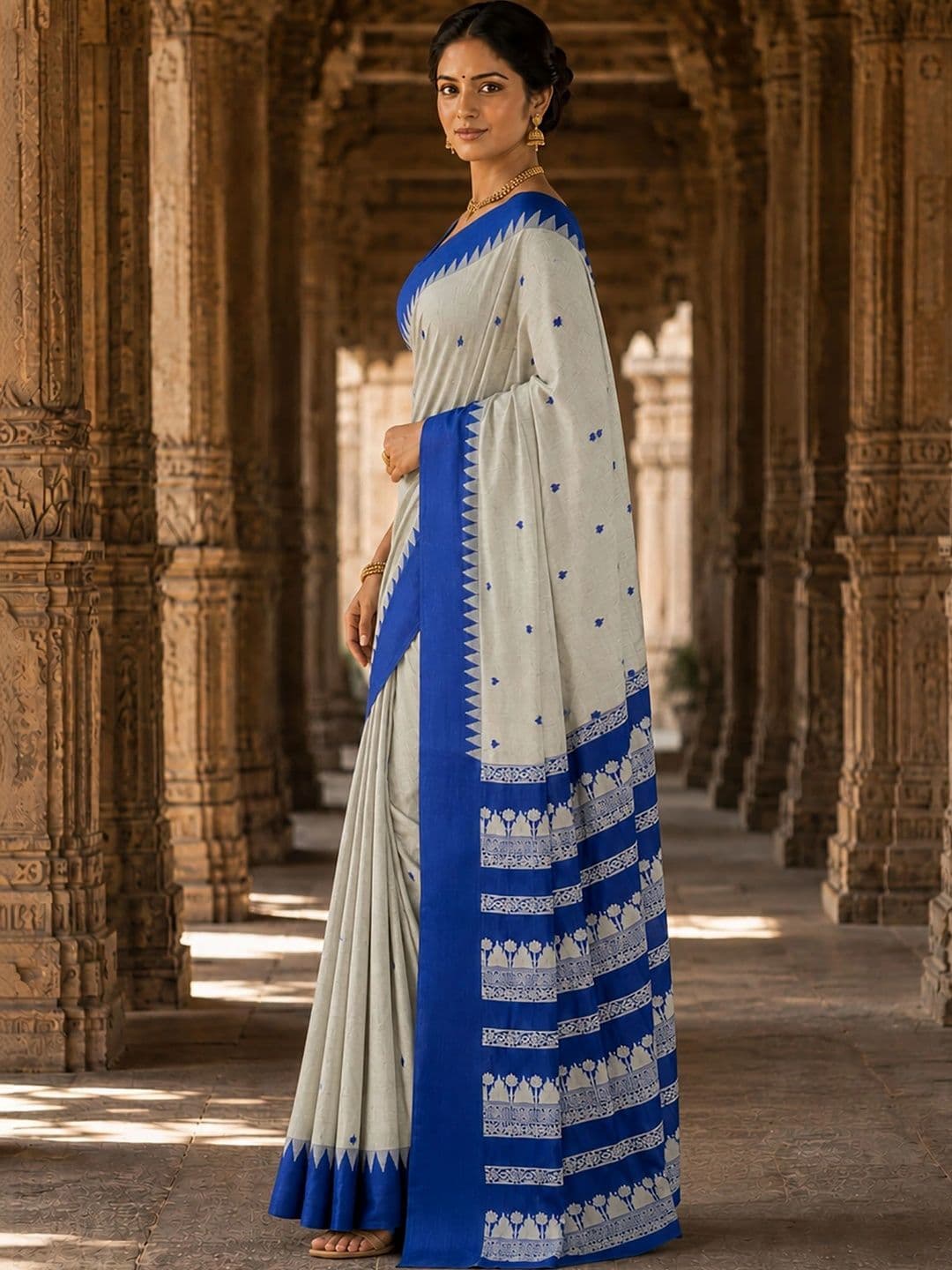 bigben textile Woven Design Designer Kanjeevaram Saree thumbnail 2