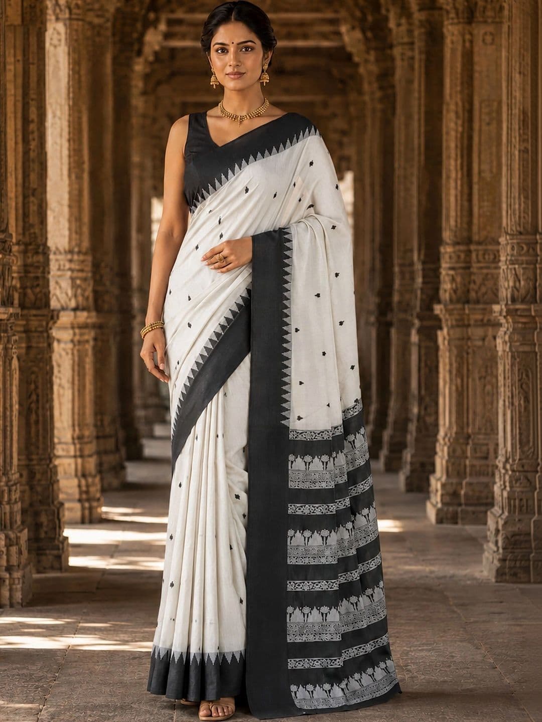 bigben textile Woven Design Designer Kanjeevaram Saree - view 1