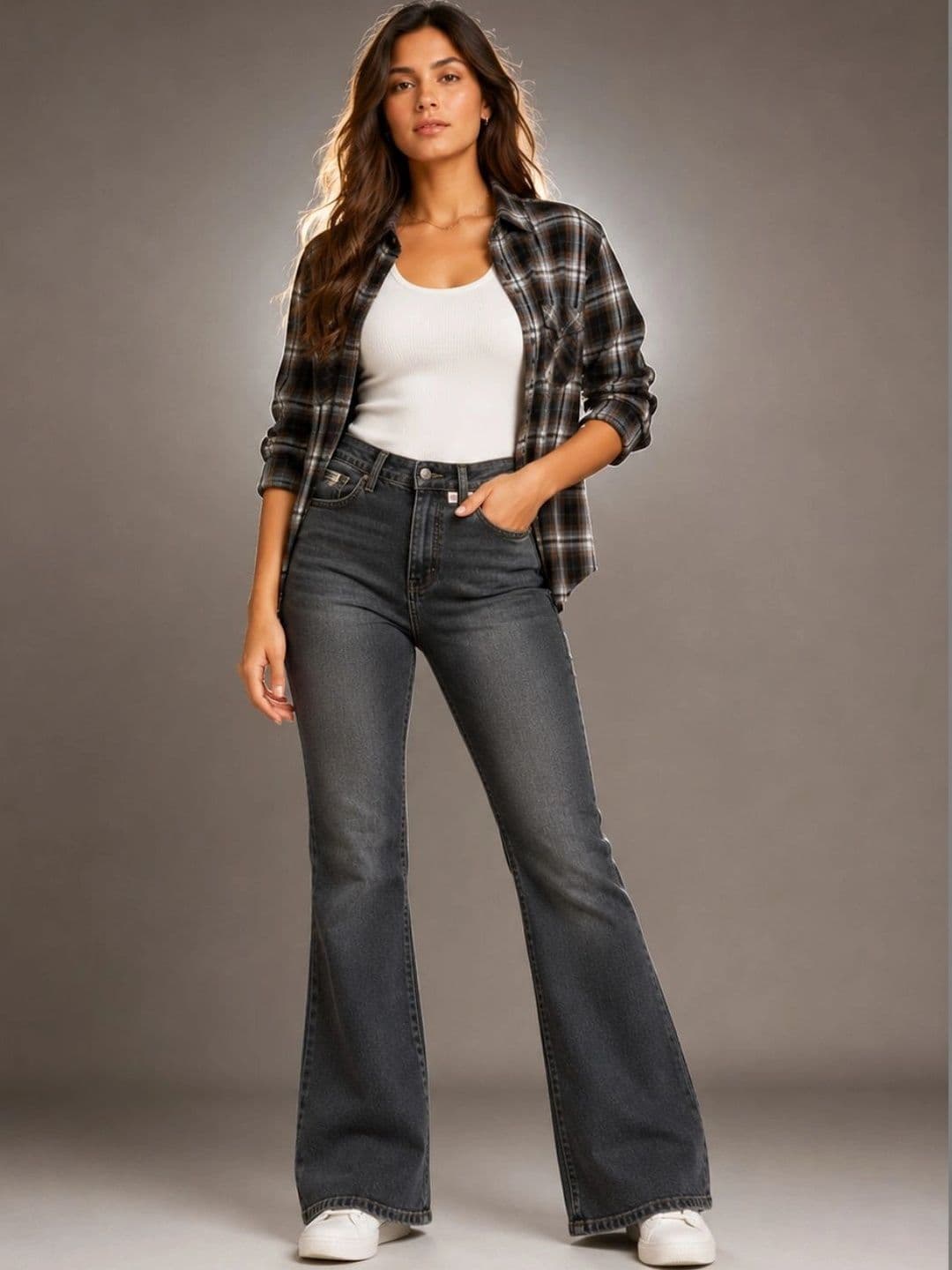 MUMS STITCH Women Bootcut High-Rise Jeans - view 1