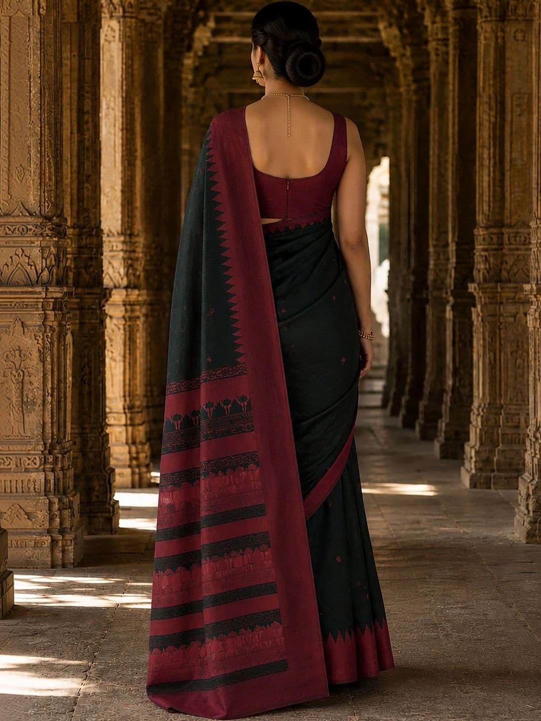 bigben textile Woven Design Designer Kanjeevaram Saree thumbnail 6