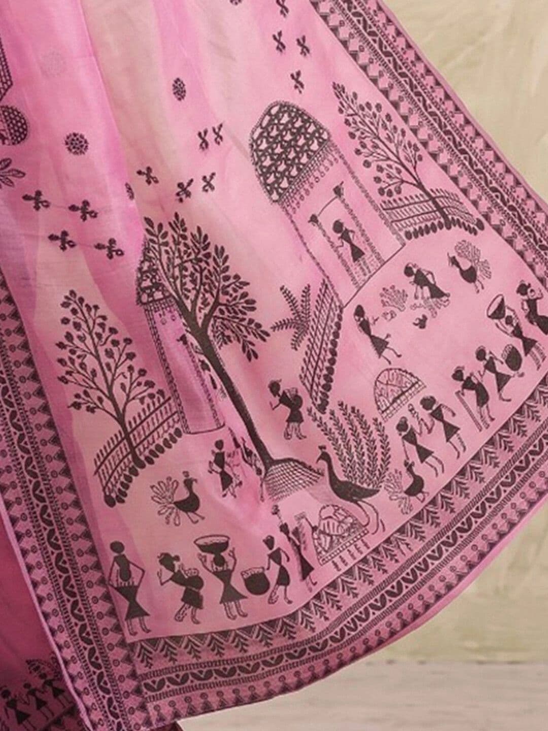 SAARA Woven Design Saree thumbnail 4