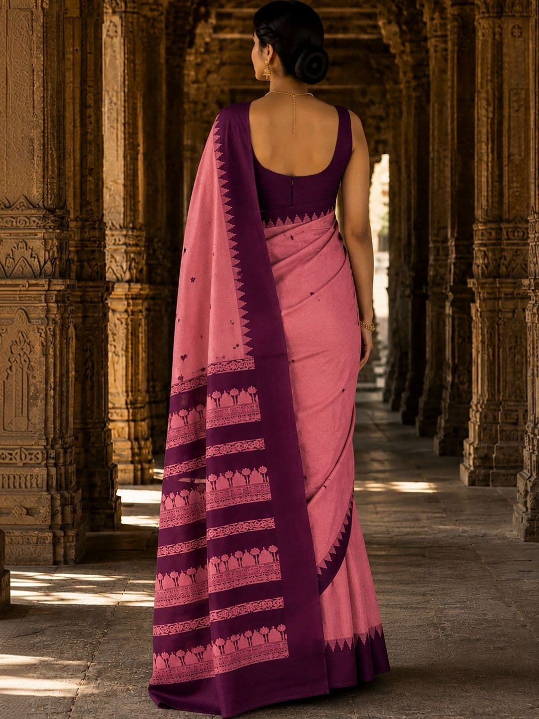 bigben textile Woven Design Designer Kanjeevaram Saree thumbnail 4