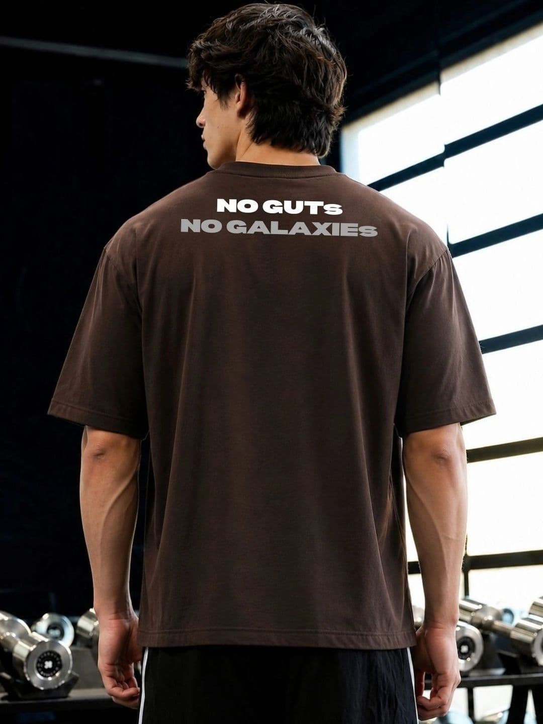THE NOX Men Typography Printed Drop-Shoulder Sleeves Bio Finish T-shirt thumbnail 3