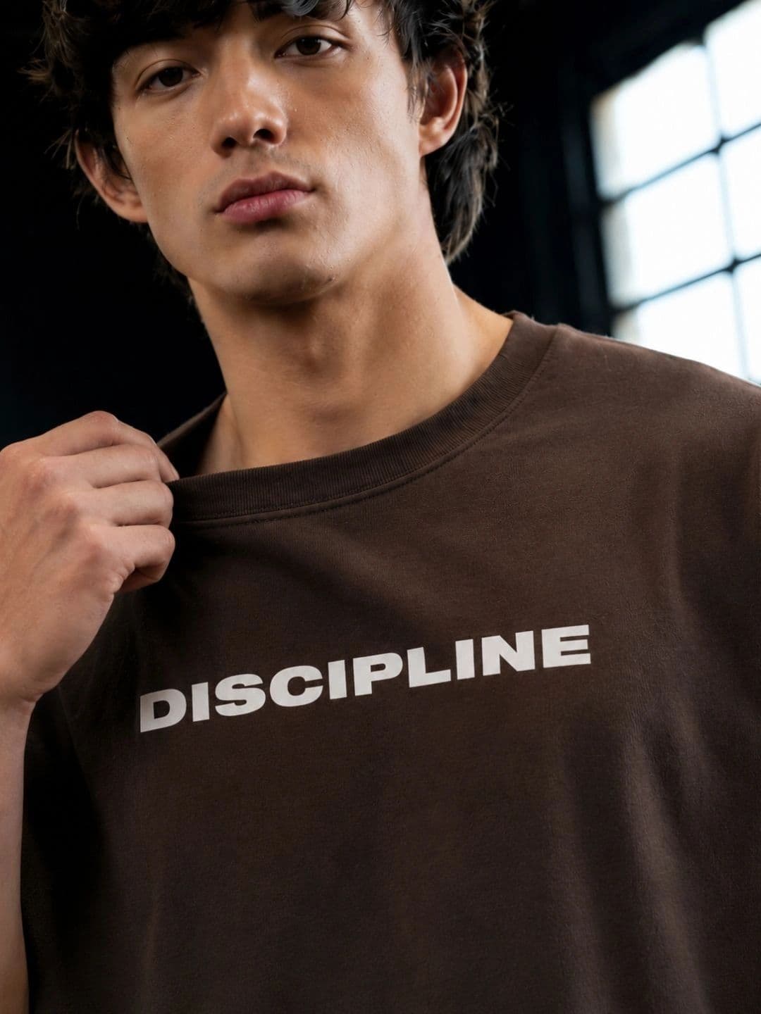 THE NOX Men Typography Printed Drop-Shoulder Sleeves Bio Finish T-shirt thumbnail 5