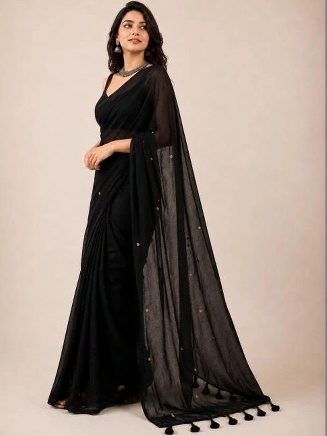 SHYAMALI BOUTIQUE women Floral Pure Cotton Saree thumbnail 3