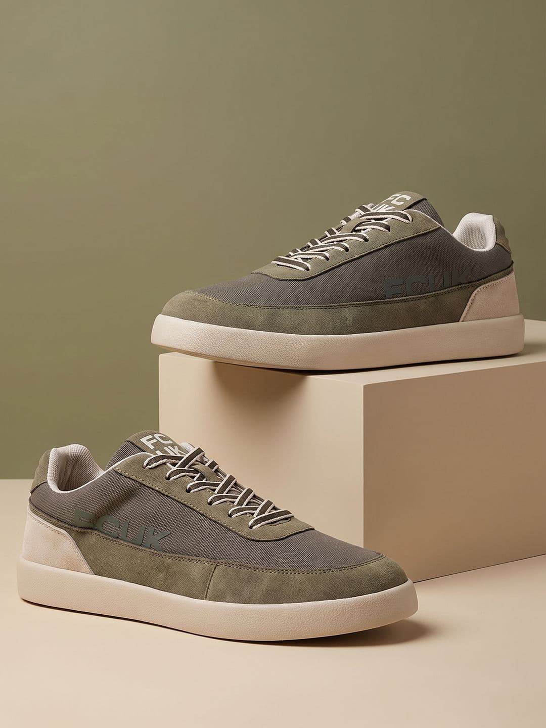 FCUK Men Textured Sneakers - view 1