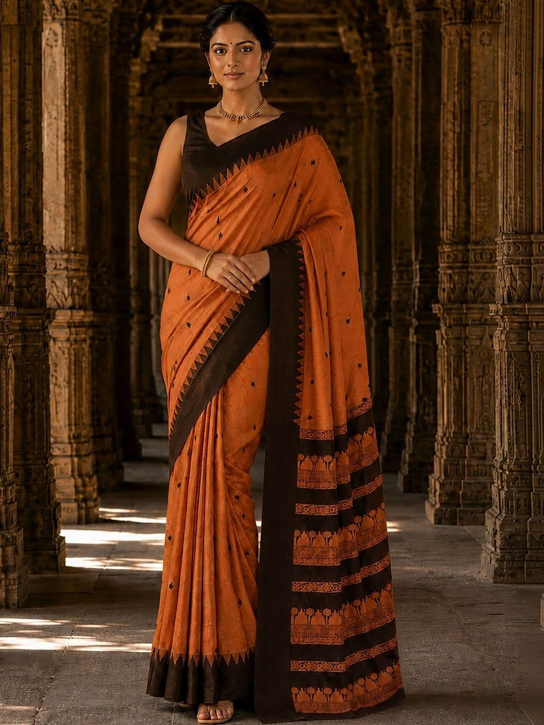 bigben textile Woven Design Designer Kanjeevaram Saree - view 1