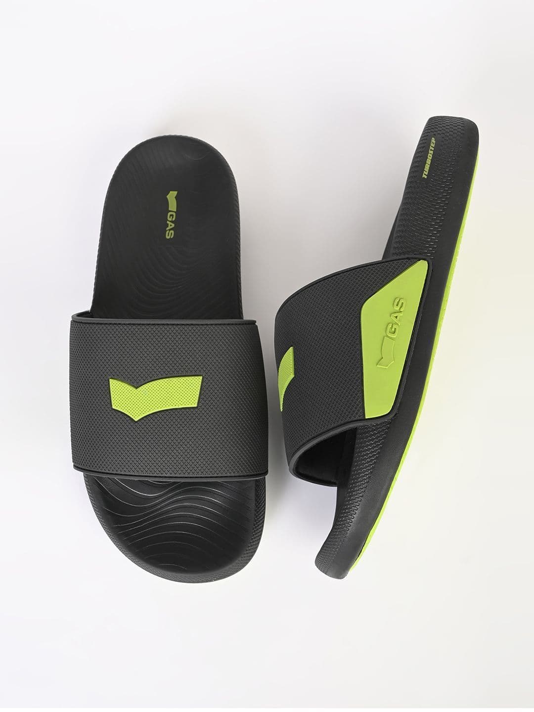GAS Men Breeze X Black Slides - view 1