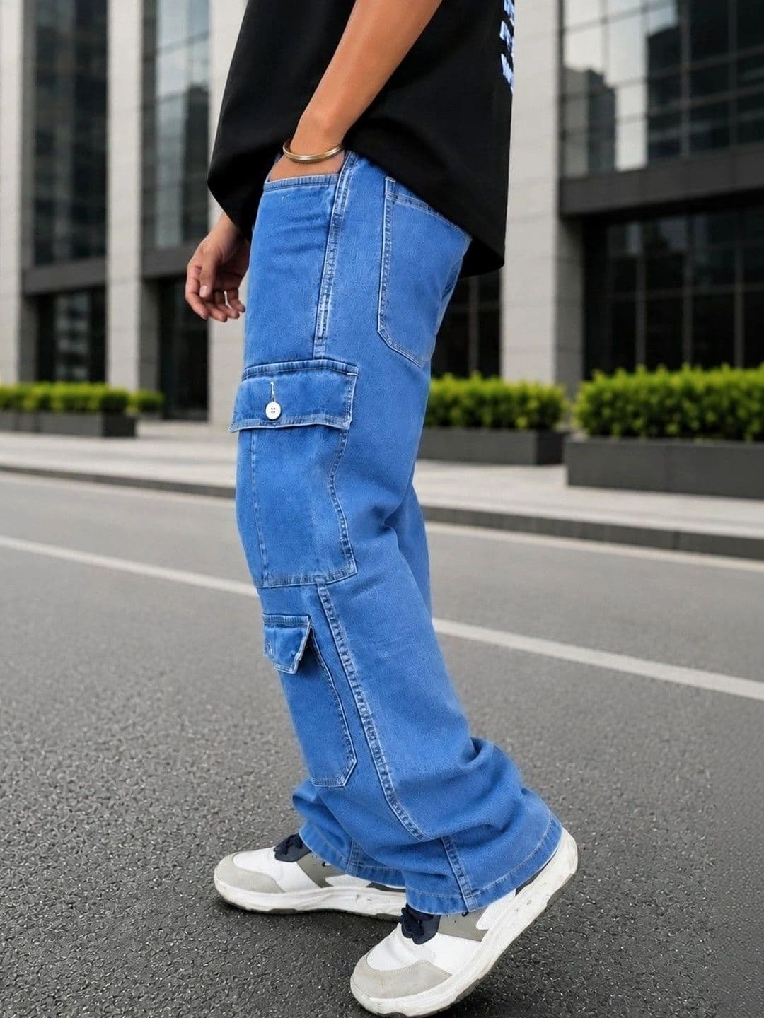 FICTION Men Comfort Relaxed Fit Mid-Rise Stretchable Jeans thumbnail 6