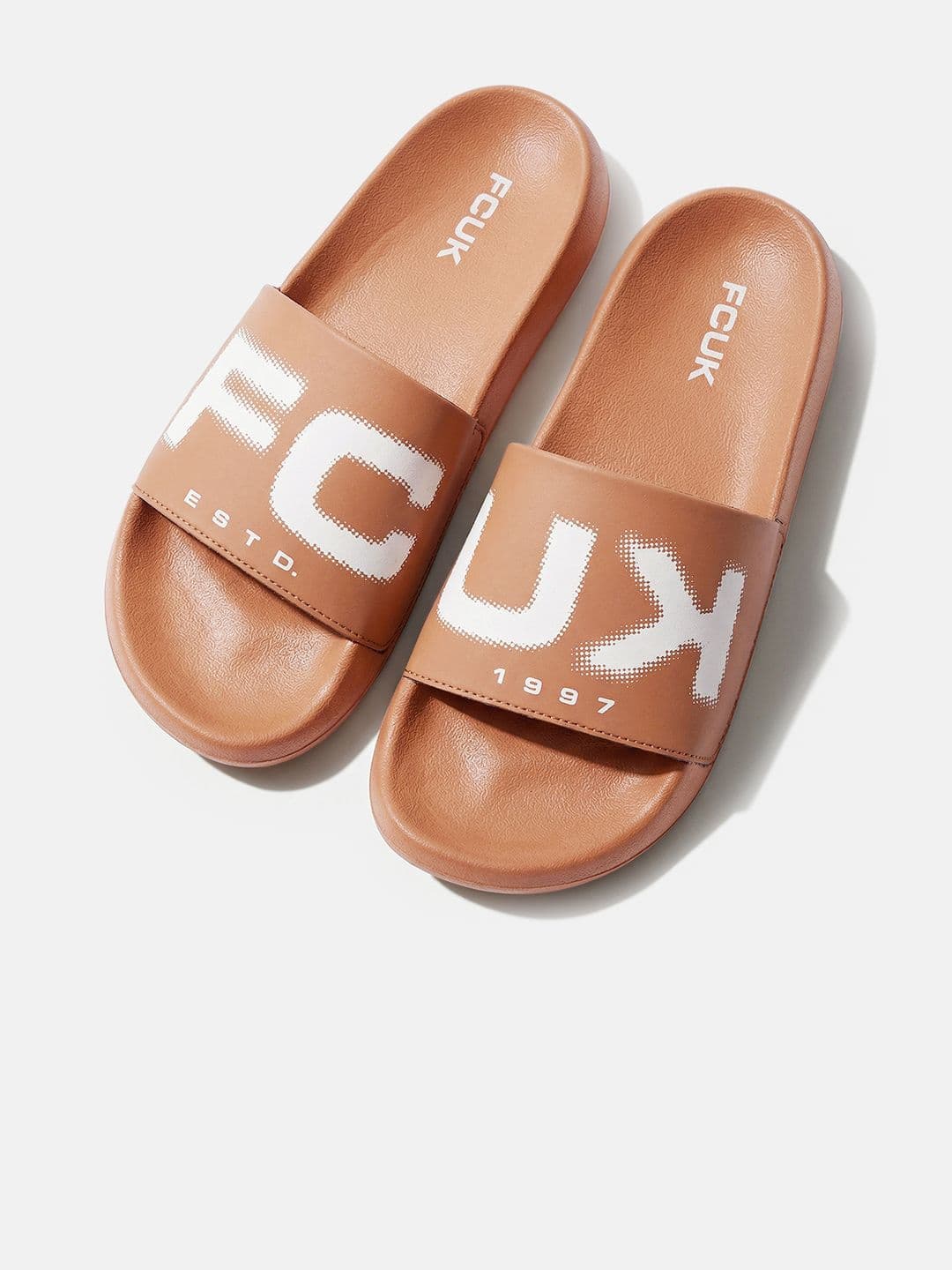 FCUK Men Brand Logo Printed Sliders thumbnail 7