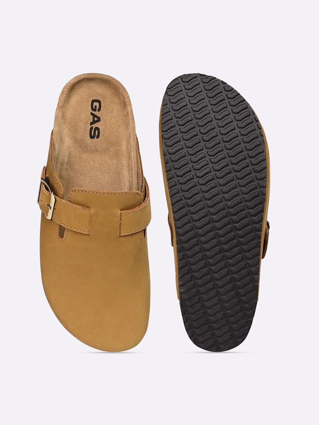 GAS Men Brown Tan Grintoso Sandals thumbnail 5