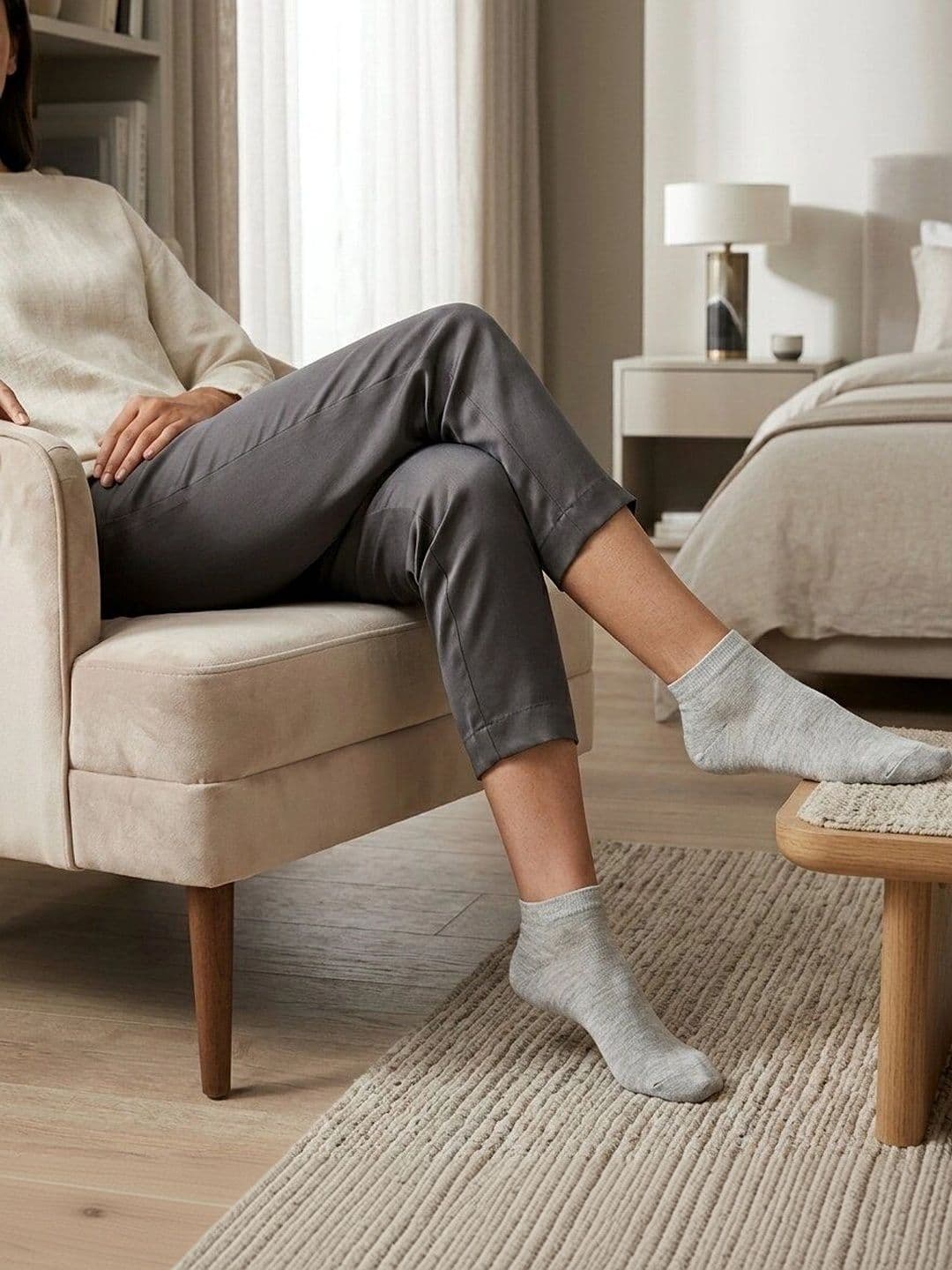Moda Rapido Men Cotton Blend Ankle Length Socks thumbnail 2