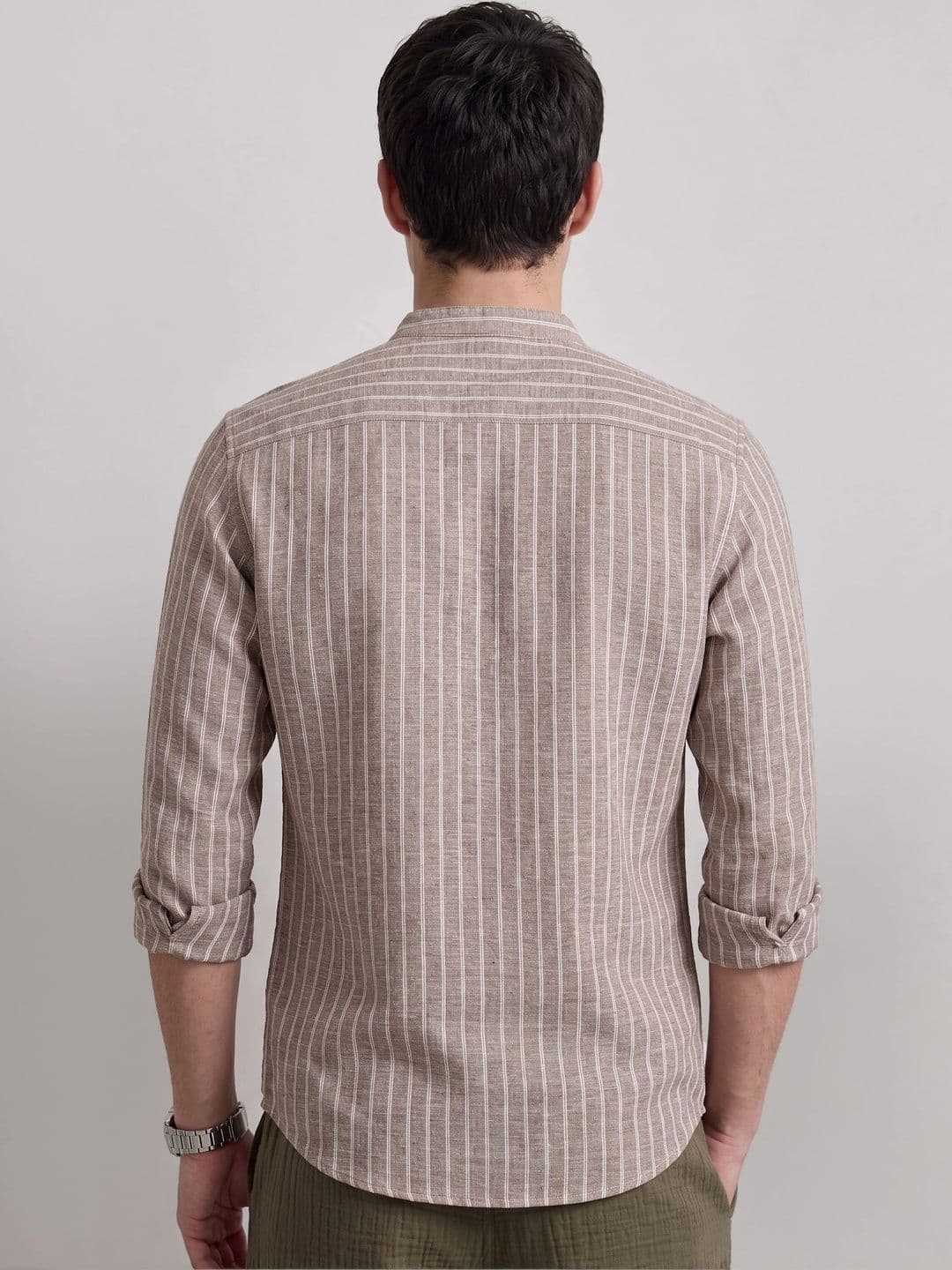 MAAHI FABS Men Striped Kurta thumbnail 5