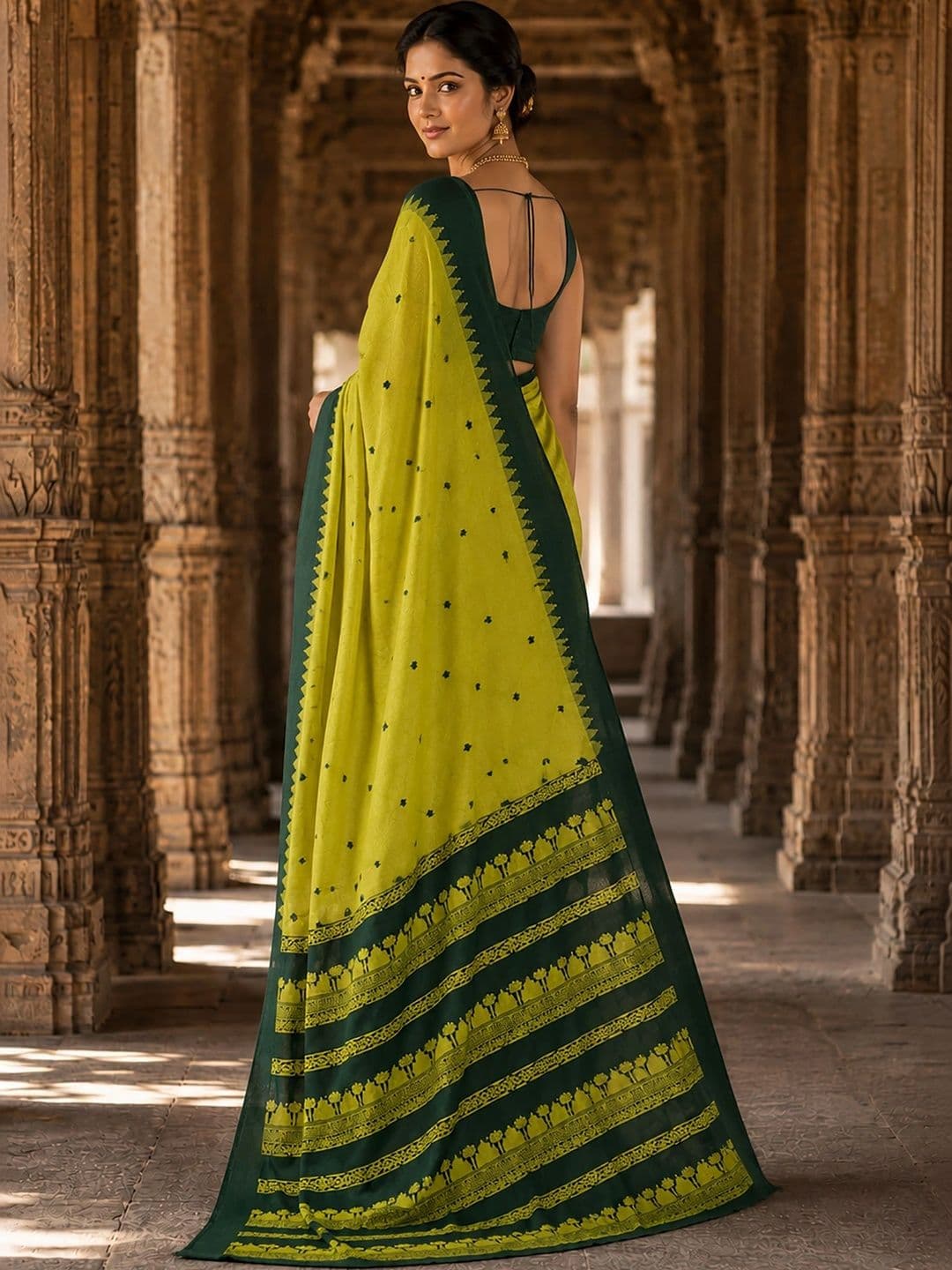 bigben textile Woven Design Designer Kanjeevaram Saree thumbnail 6