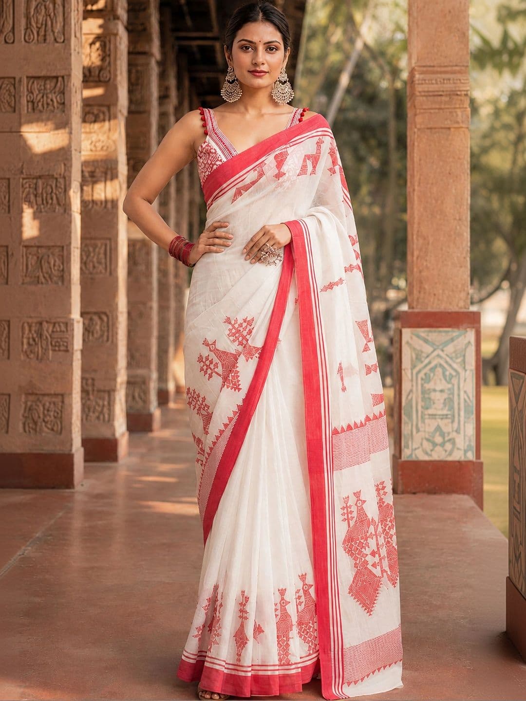 Dhaaga Ghar Woven Design Designer Kanjeevaram Saree thumbnail 2
