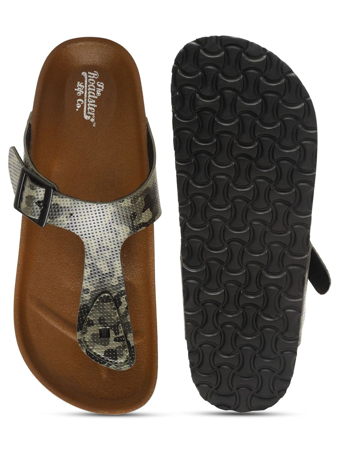 Roadster Men Printed Thong Flip-Flops thumbnail 2