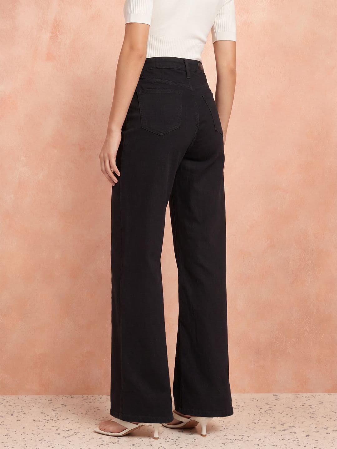 all about you Women Wide Leg Fit Stretchable Jeans thumbnail 2