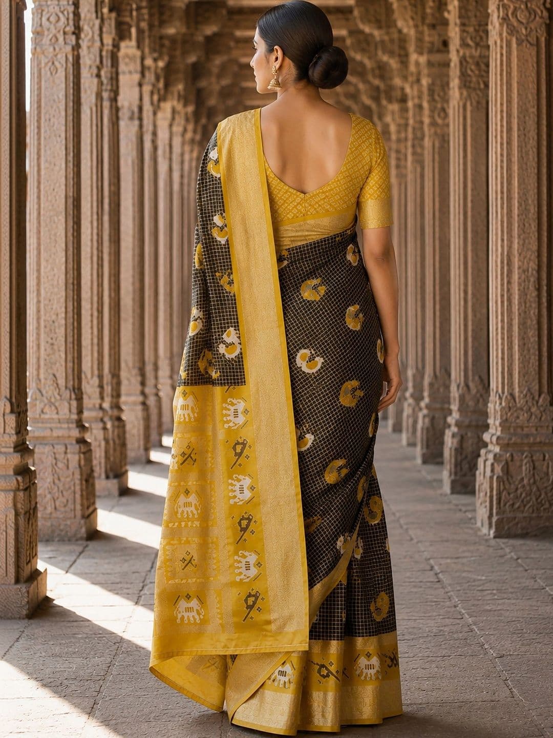 Dhaaga Ghar Woven Design Silk Blend Designer Banarasi Saree thumbnail 2