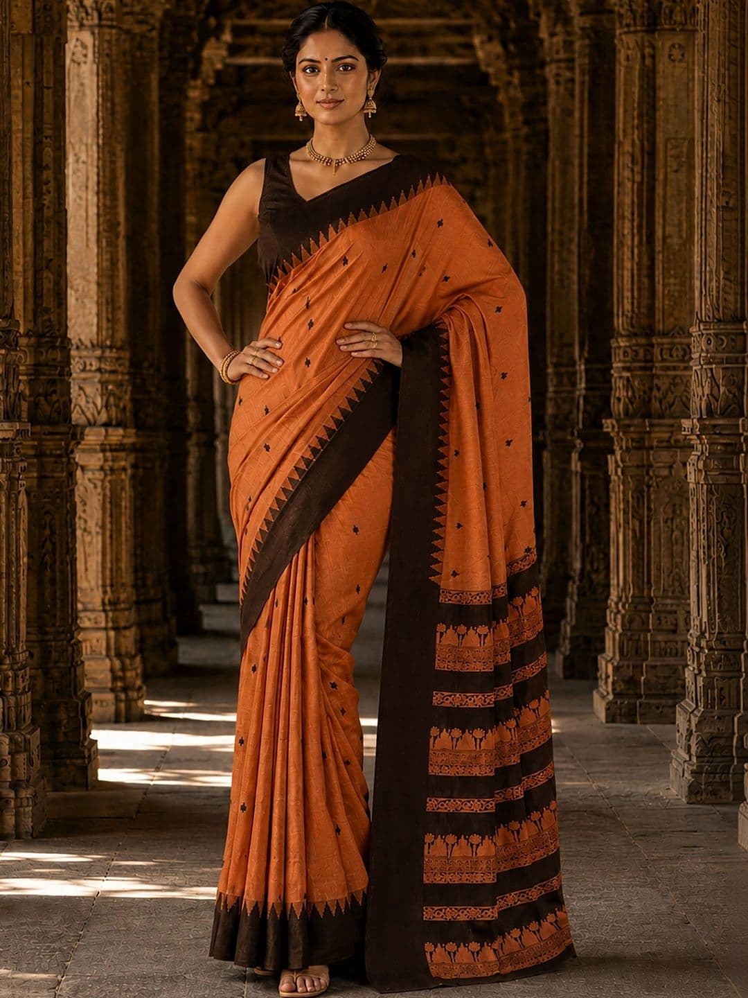 bigben textile Woven Design Designer Kanjeevaram Saree thumbnail 4