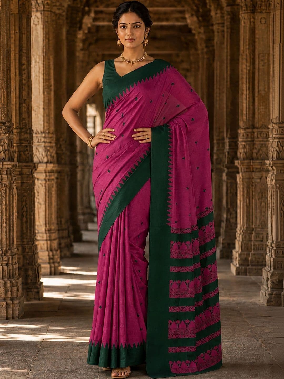 bigben textile Woven Design Designer Kanjeevaram Saree thumbnail 5