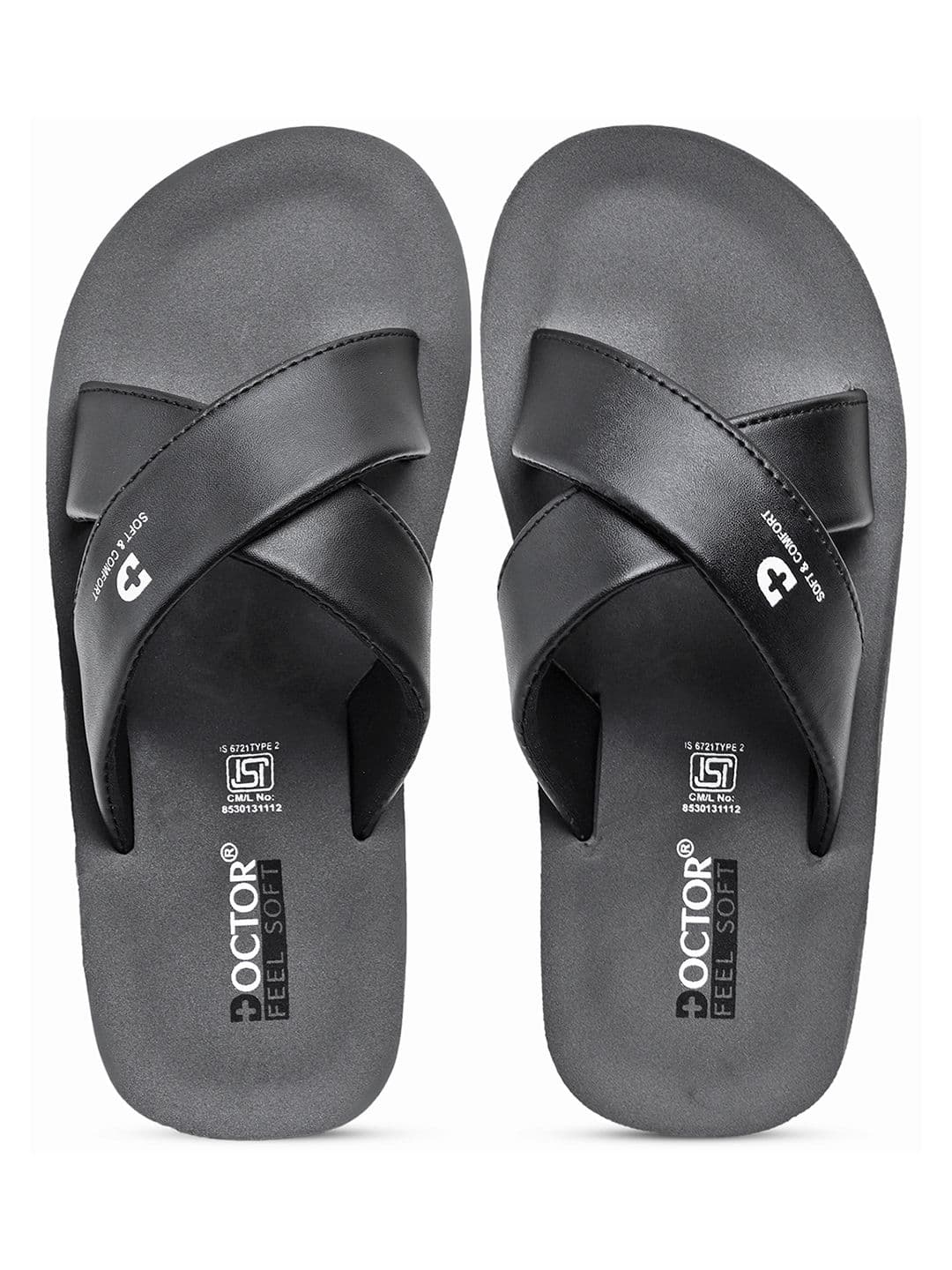 DOCTOR FEEL SOFT Men Thong Flip-Flops - view 1