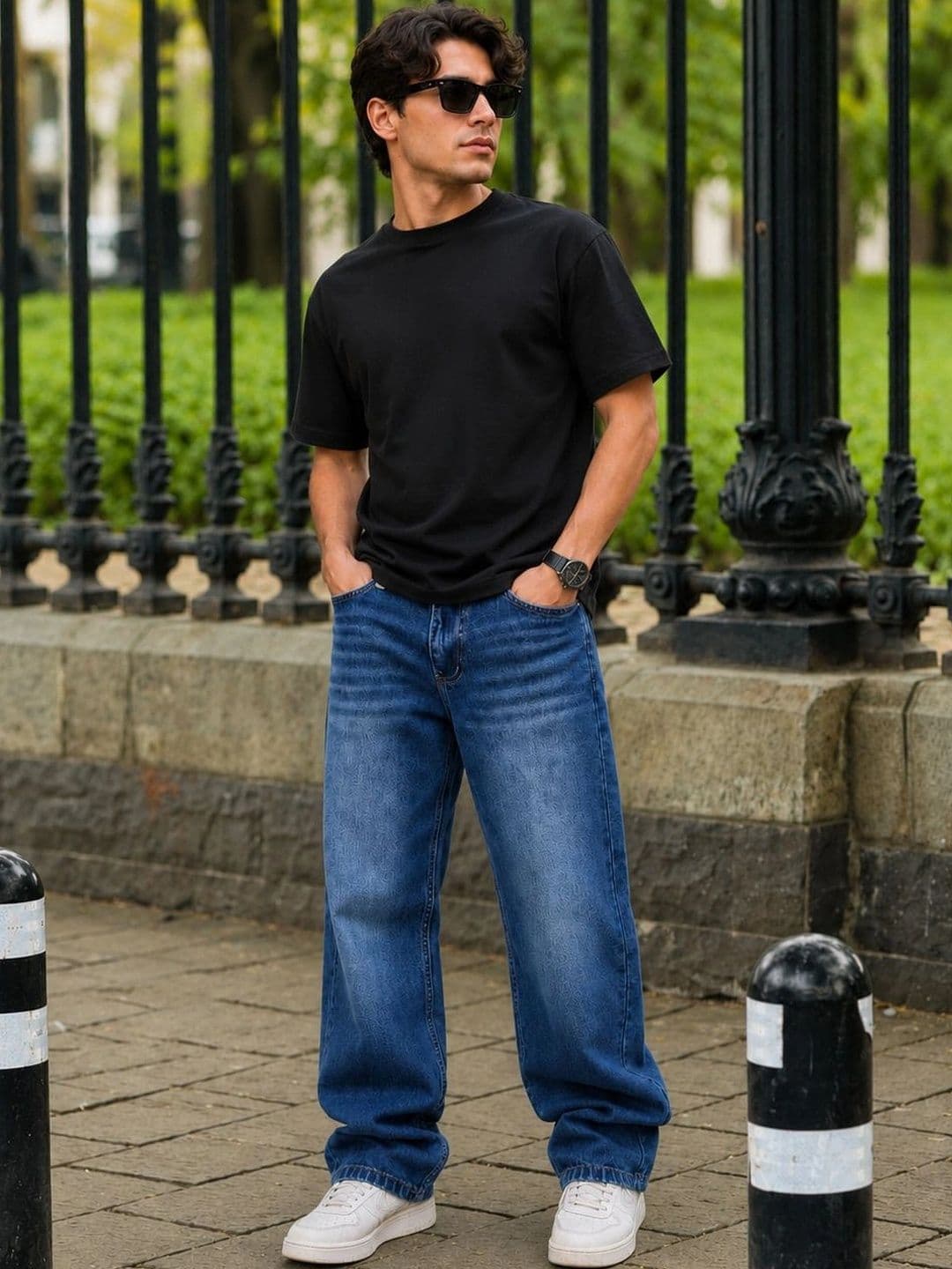 MQ Denim Men Straight Fit Mid-Rise Light Fade Jeans thumbnail 3