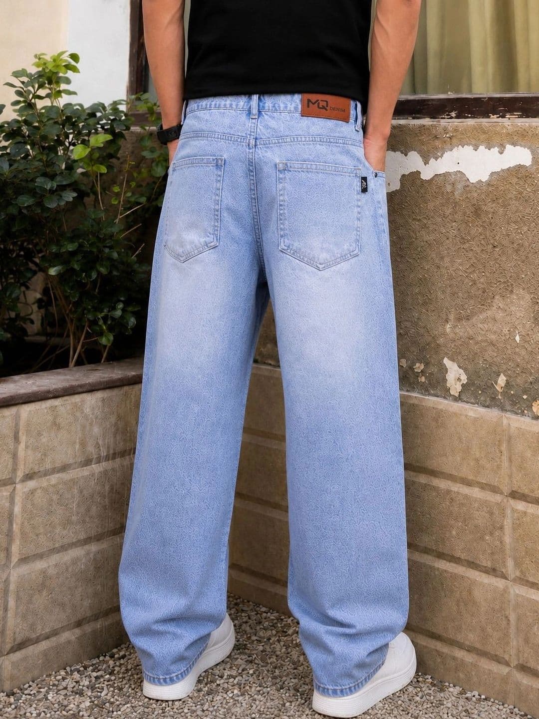 MQ Denim Men Straight Fit Mid-Rise Light Fade Jeans thumbnail 2