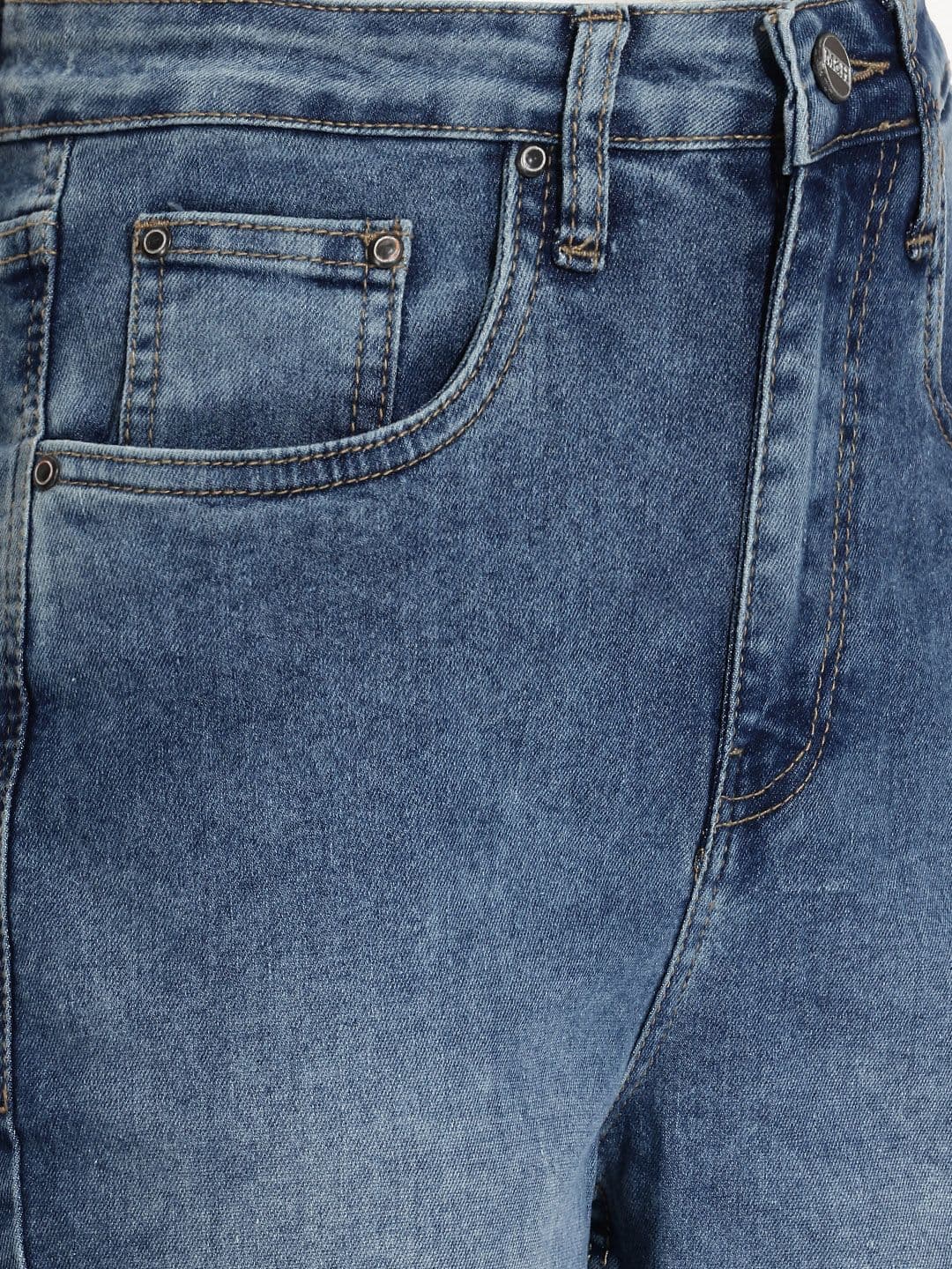 Mast & Harbour Women Bootcut Fit Stretchable Jeans thumbnail 4