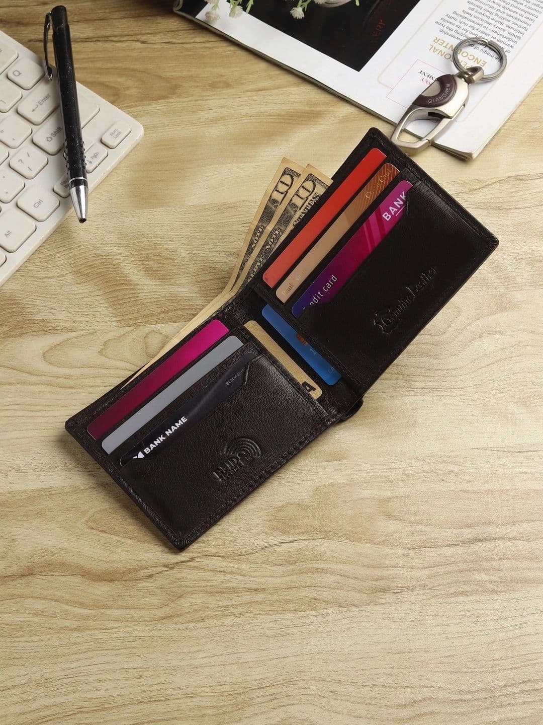 HAWK WINGS Men Leather Two Fold Wallet - view 1