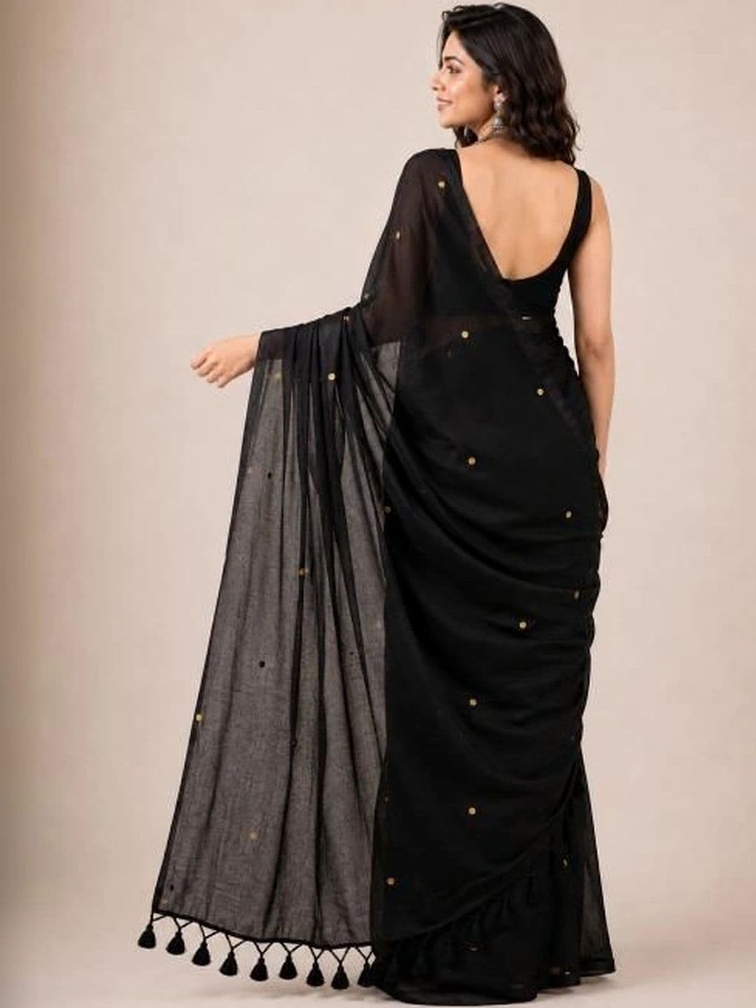 SHYAMALI BOUTIQUE women Floral Pure Cotton Saree thumbnail 2