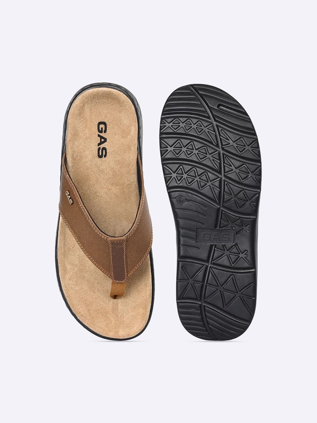 GAS Men's Brilliante Tan Coloured Sandals thumbnail 6