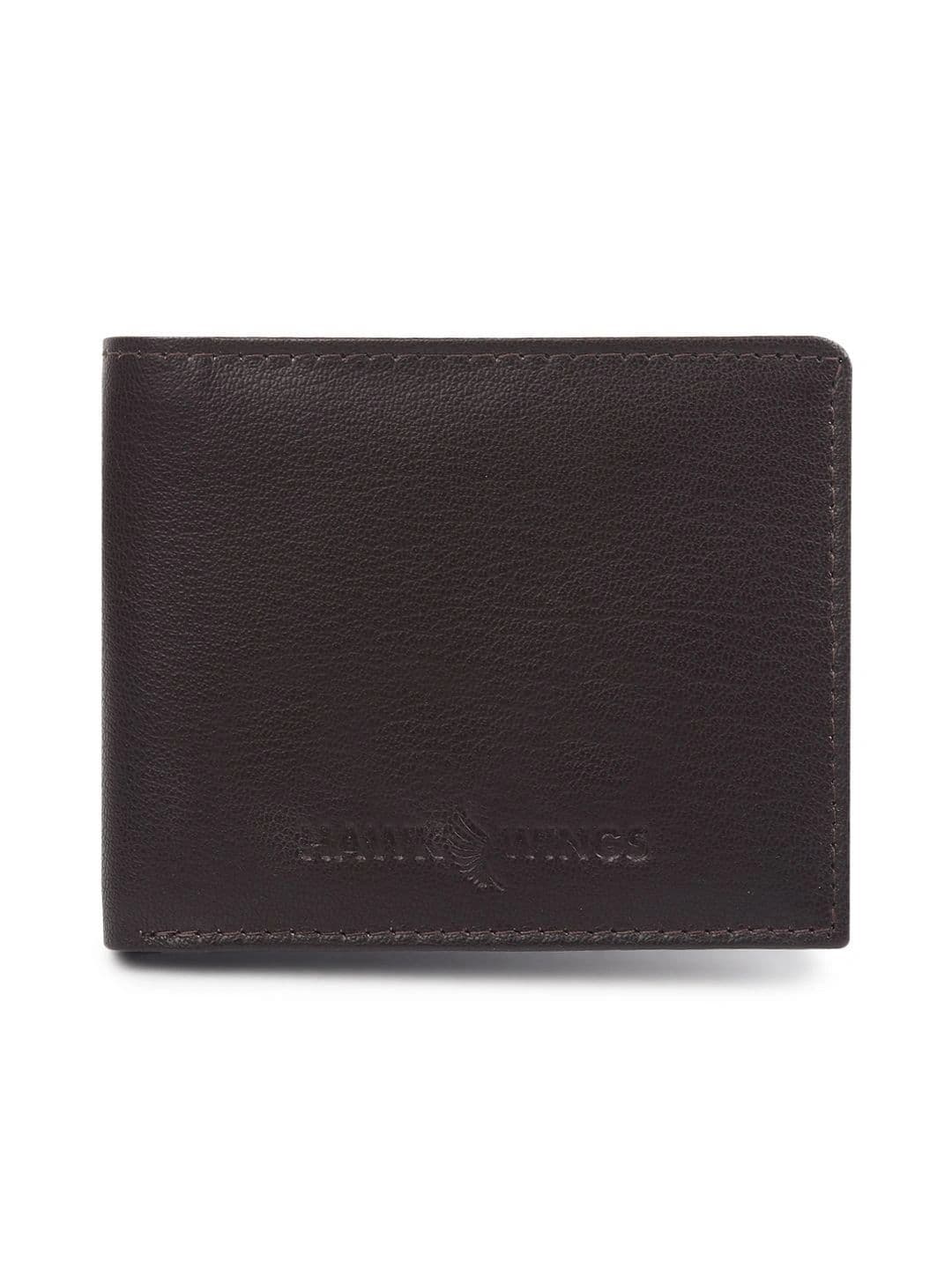 HAWK WINGS Men Leather Two Fold Wallet thumbnail 3