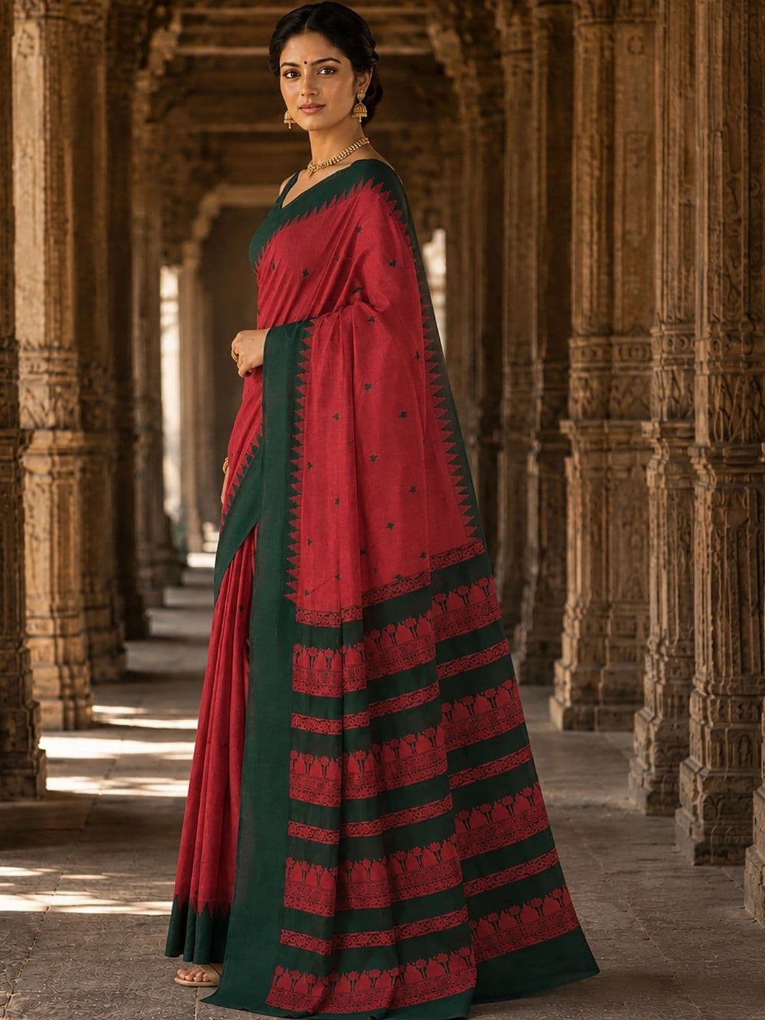 bigben textile Designer Kanjeevaram Saree thumbnail 6